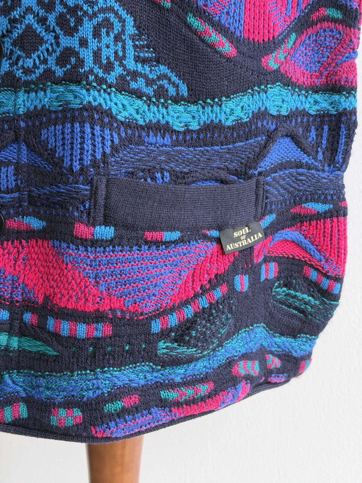 Coogi Vintage Coogi Wool Vest, 90s 3D Knit, Size L, New With Tag Size US L / EU 52-54 / 3 - 12 Thumbnail