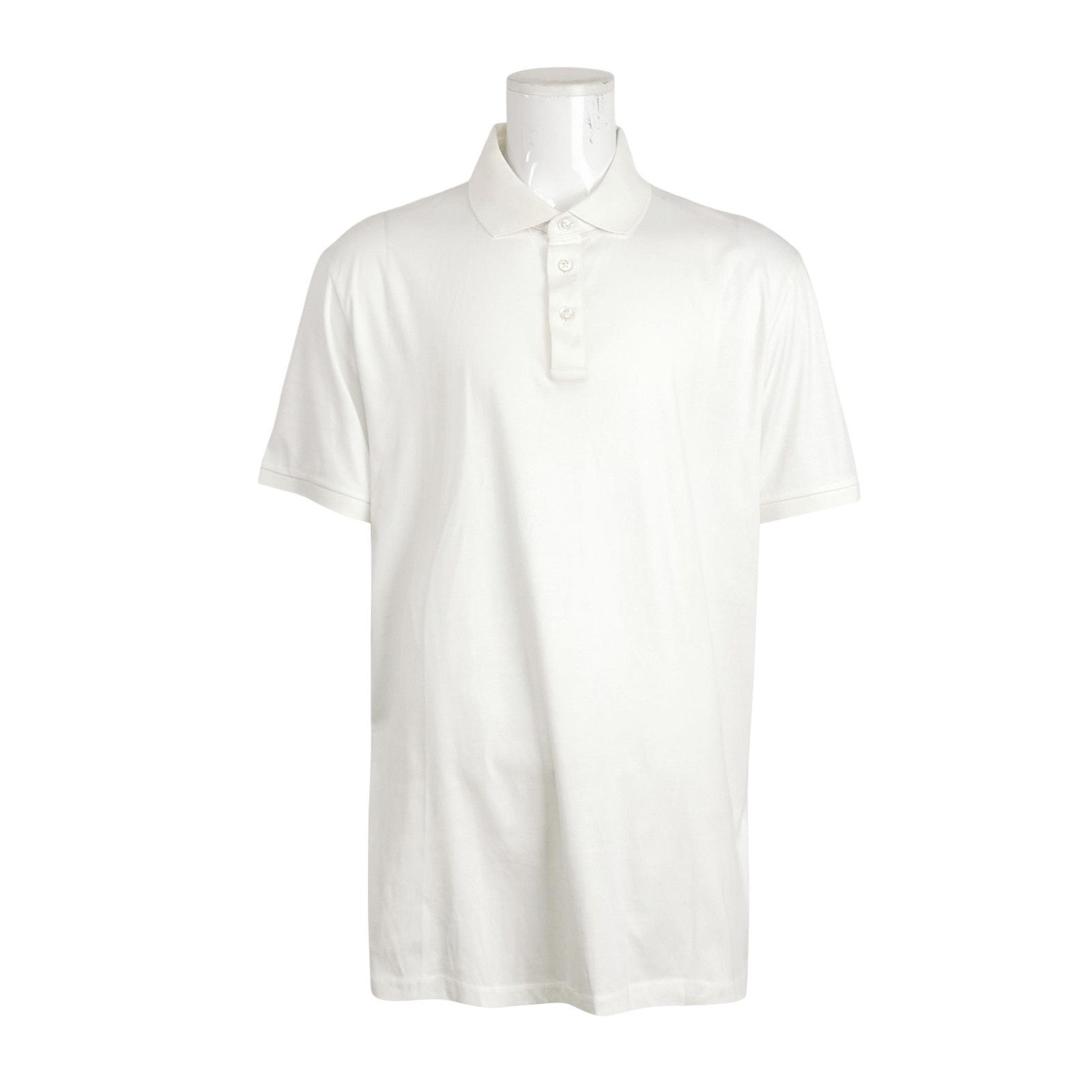Hugo Boss Hugo Boss White Cotton Pique Polo Shirt XXXL Size US XXL / EU 58 / 5 - 1 Thumbnail