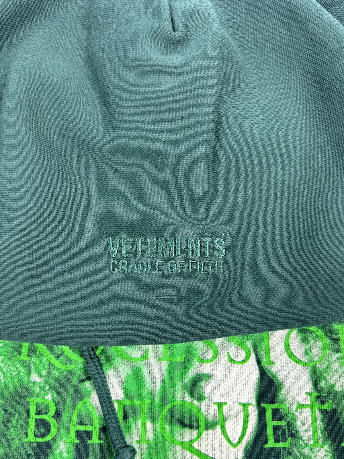 Vetements x CRADLE OF FILTH NYMPHETAMINE OVERSIZED HOODIE Size US L / EU 52-54 / 3 - 4 Thumbnail