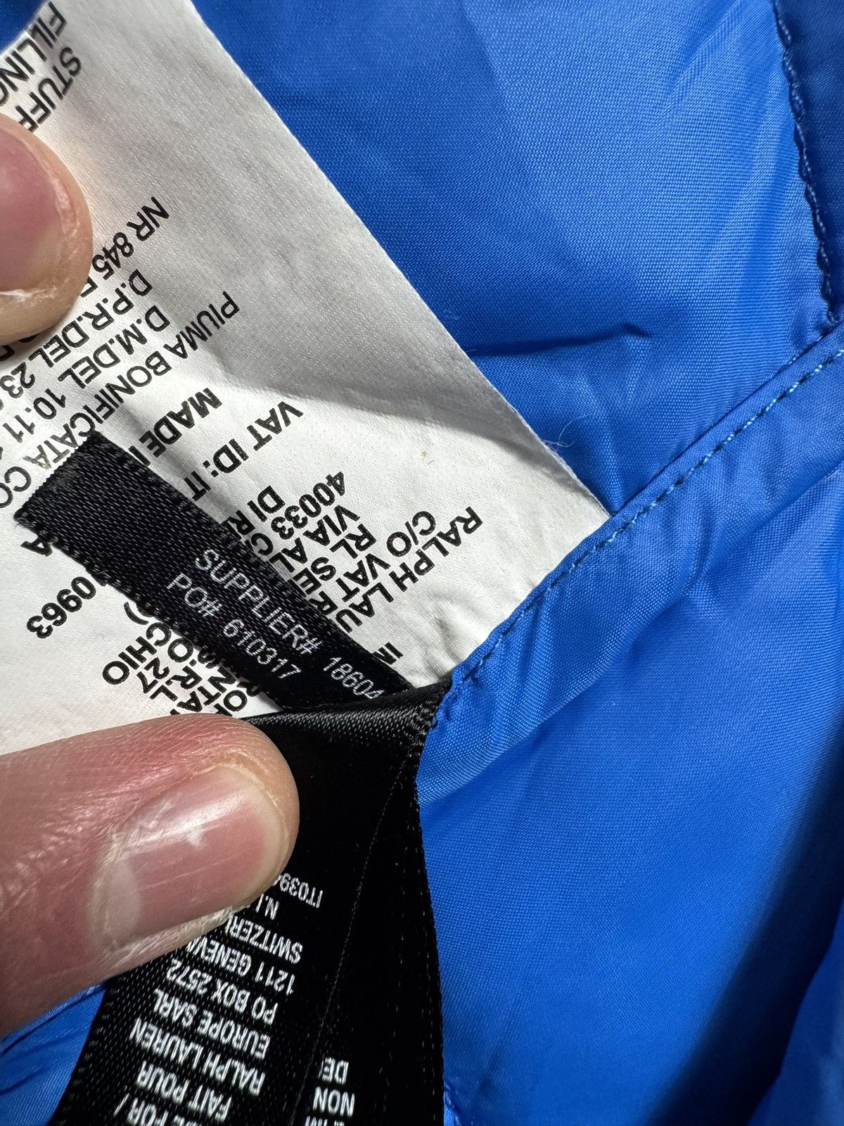 Polo Ralph Lauren Polo Ralph Lauren RLX Down Puffer Vest Jacket Blue Size US M / EU 48-50 / 2 - 9 Thumbnail