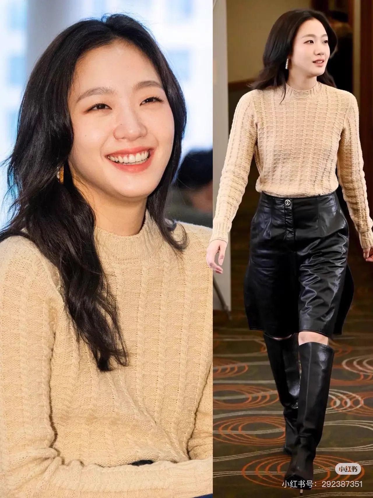 Chanel Chanel light camel CC logo round neck knit 36 reversible Size XS / US 0-2 / IT 36-38 - 4 Thumbnail