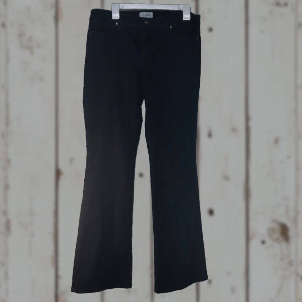 Vintage Lila Ryan High Waist Flare Jeans Womens Size 32 Blue Denim Regular Fit Size 24" / US 00 / IT 34 - 1 Thumbnail