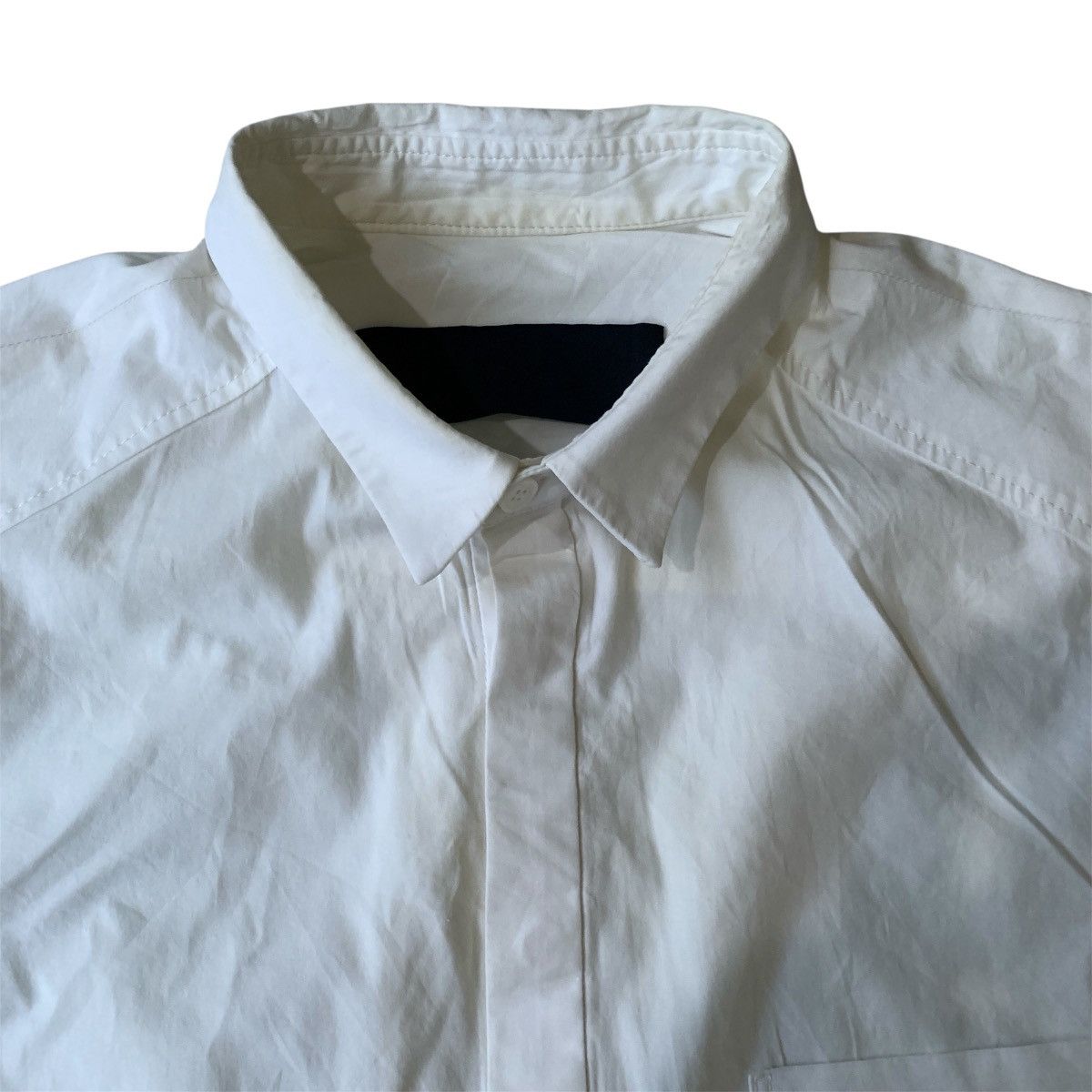 Juun.J Juun.J Oversized Half Button White Shirt Size US M / EU 48-50 / 2 - 4 Thumbnail