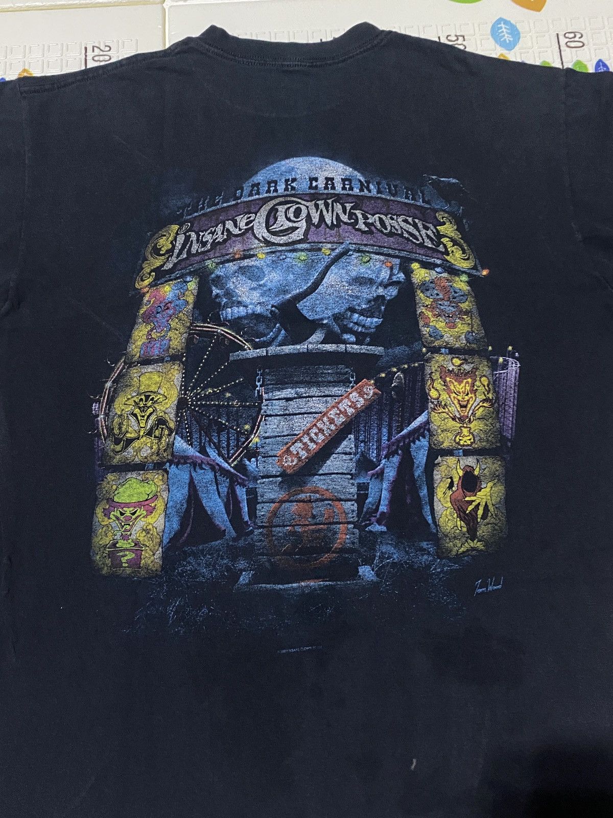 Band Tees Insane Clown Posse Dark Carnival Vintage Tee 2001 Size US L / EU 52-54 / 3 - 8 Thumbnail