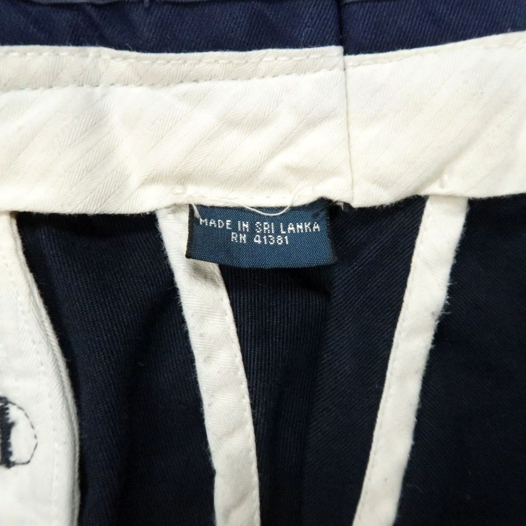 Polo Ralph Lauren VINTAGE Polo Ralph Lauren Shorts Mens 33 Blue Chino Nautical Pennant Flag Preppy Polo Ralph Lauren Shirts Size US XS / EU 42 / 0 - 3 Thumbnail