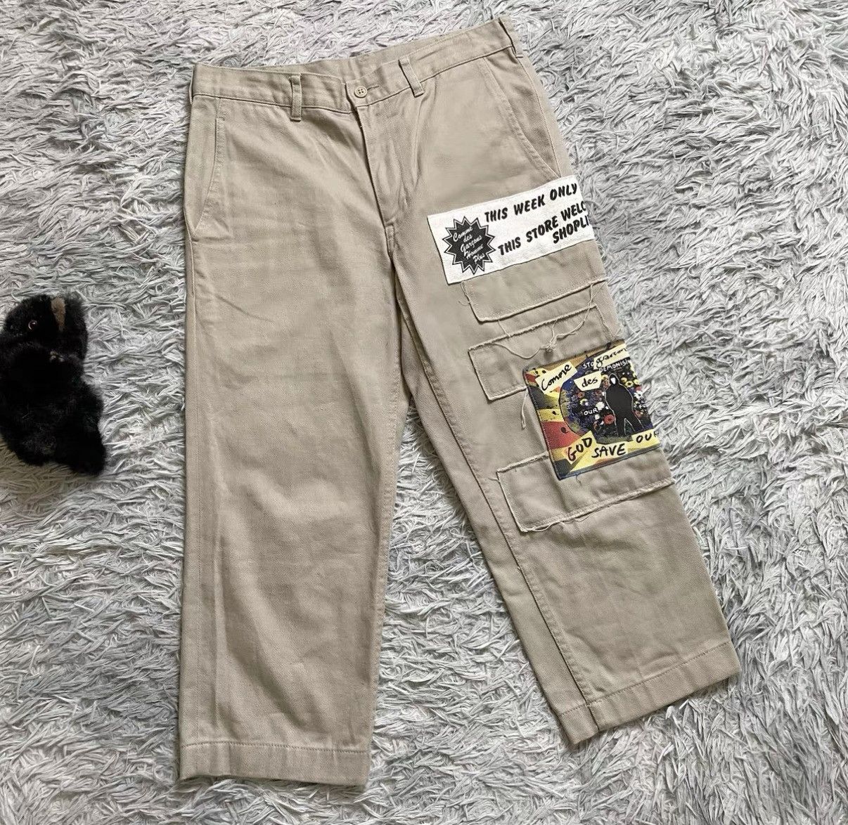 Comme des Garcons Homme Comme des Garçons Homme 08AW Cropped Pants J29 Size US 32 / EU 48 - 2 Thumbnail
