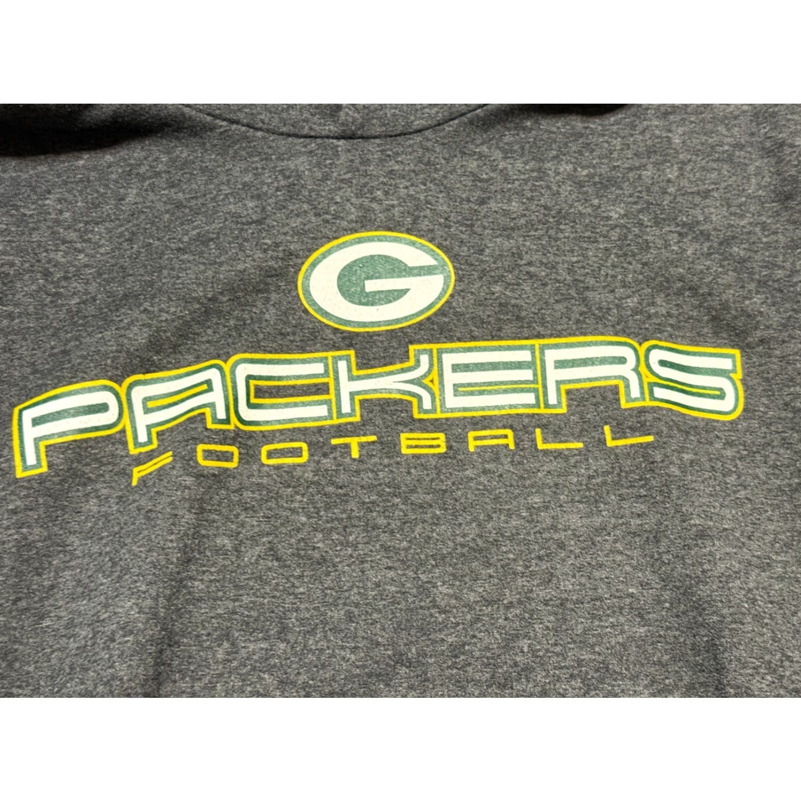 NFL NFL Team Apparel Hoodie Mens Medium Grey Gold Green Wisconsin Green Bay Packers Size US M / EU 48-50 / 2 - 5 Thumbnail
