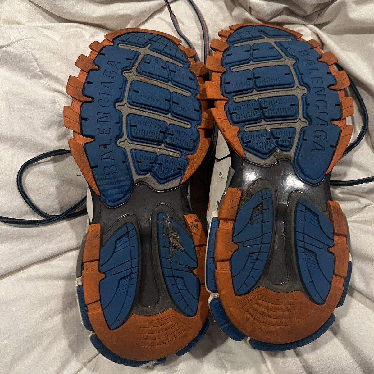 Balenciaga Balenciaga Orange Blue White Track Sneakers Size US 10 / EU 43 - 5 Thumbnail