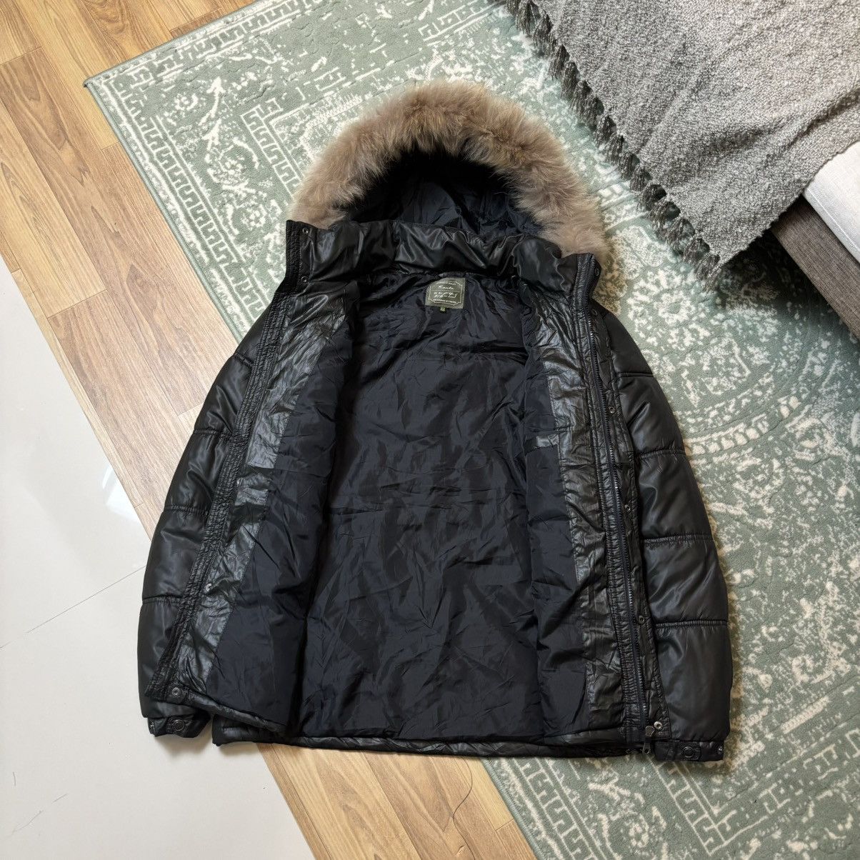 14th Addiction × If Six Was Nine × Le Grande Bleu (L.G.B.) Kaule Fur jacket IfSixWasNine LGB Style Size US L / EU 52-54 / 3 - 5 Thumbnail