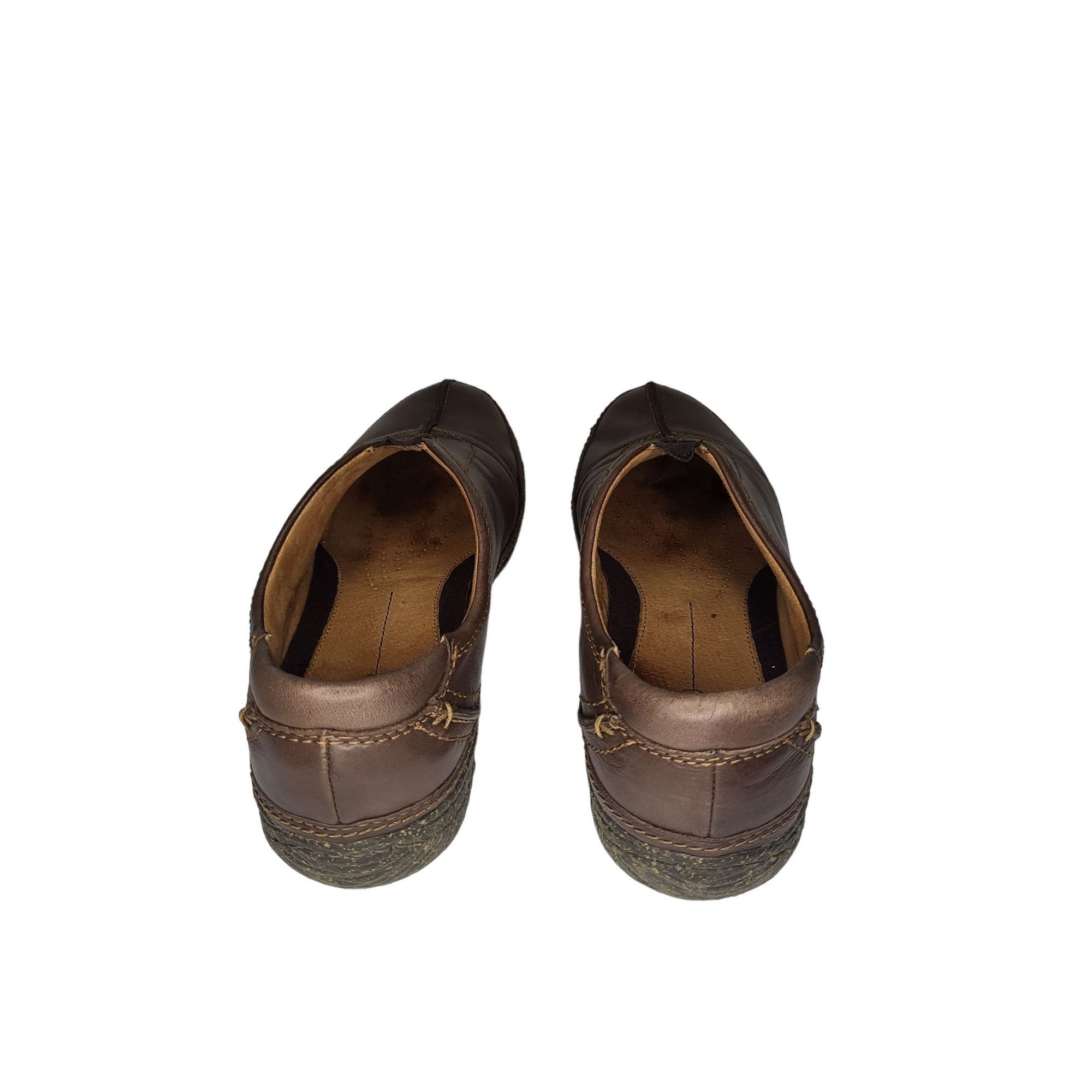 Clarks Clarks Hailey Stork Shoes Women Sz 8.5 Slip On Brown Leather Size US 8.5 / IT 38.5 - 4 Thumbnail