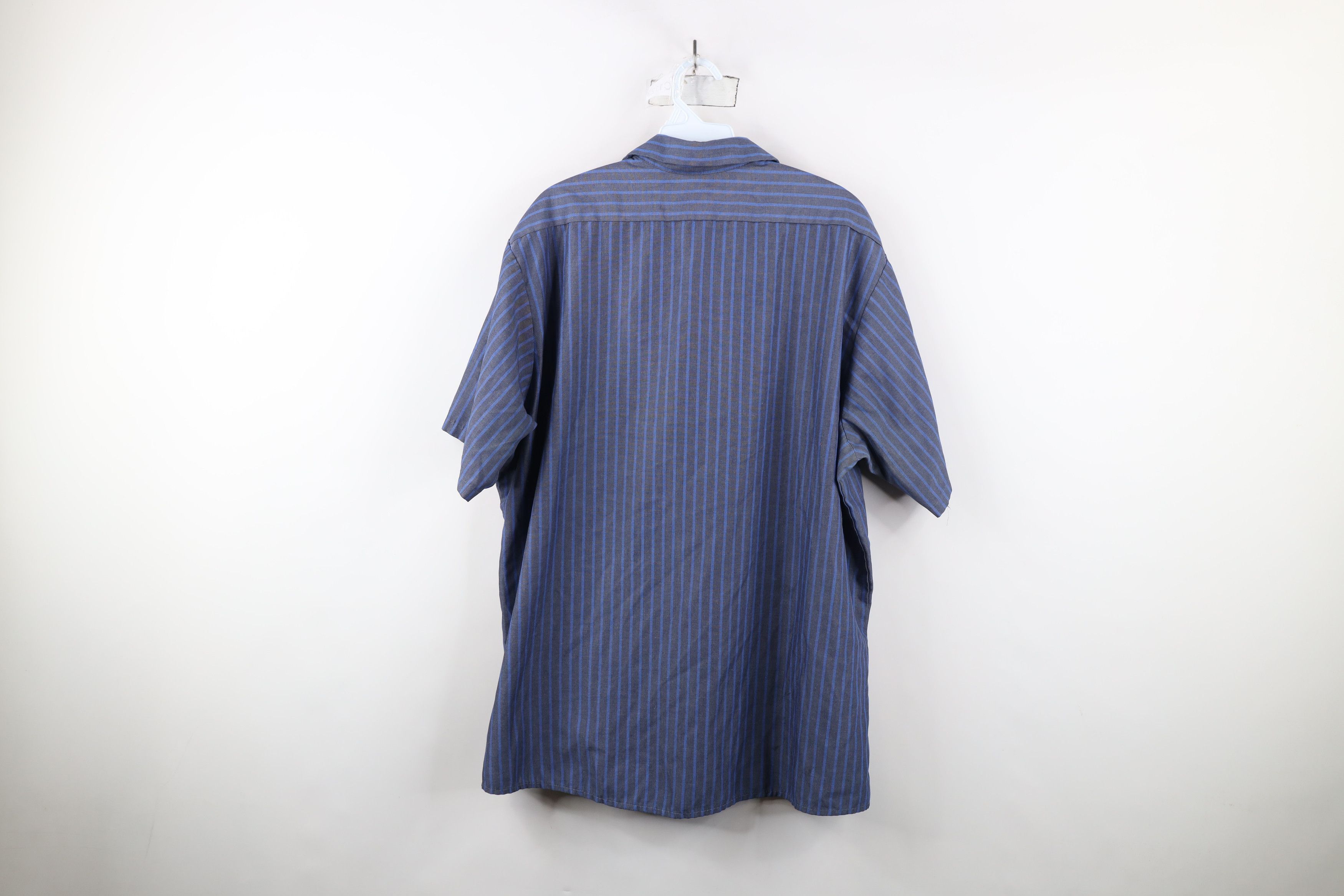 Vintage Vintage 90s Streetwear Workwear Mechanic Button Shirt Size US XL / EU 56 / 4 - 12 Thumbnail