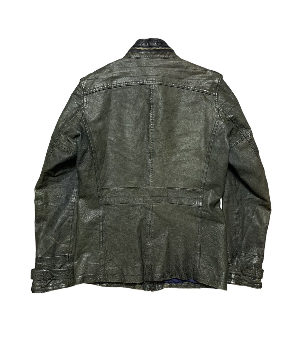 Japanese Brand Japanese Brand A.S.M Apocalypse Leather Blacked Avant-Garde Size US M / EU 48-50 / 2 - 2 Thumbnail