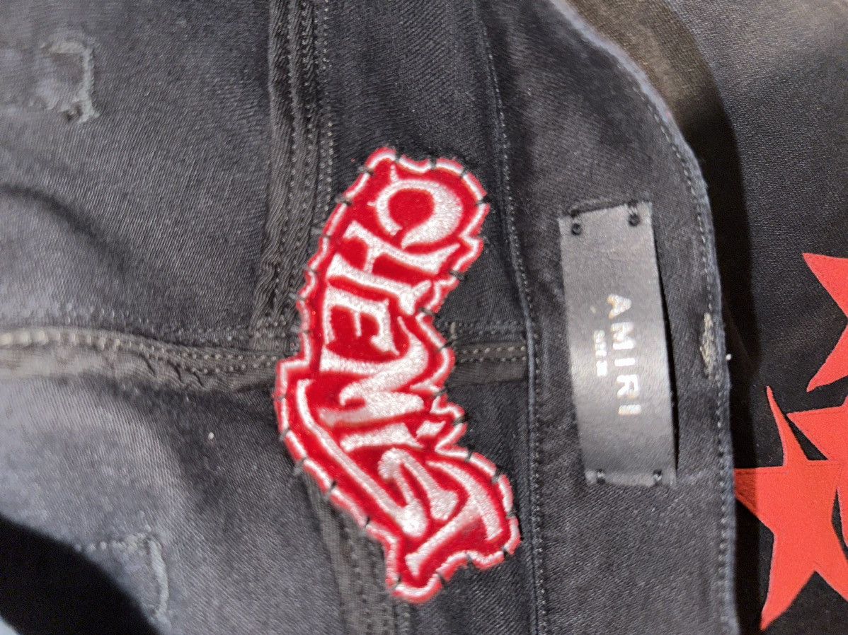 Amiri Amiri Jeans Red Stars Size US 32 / EU 48 - 4 Thumbnail