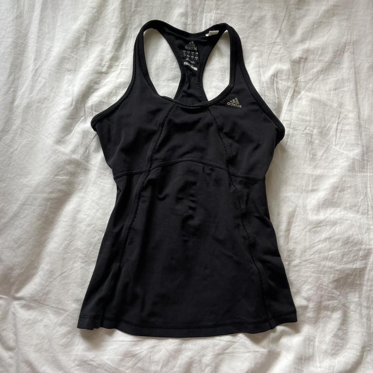 Adidas 2000s Adidas black active tank top Size S / US 4 / IT 40 - 1 Thumbnail