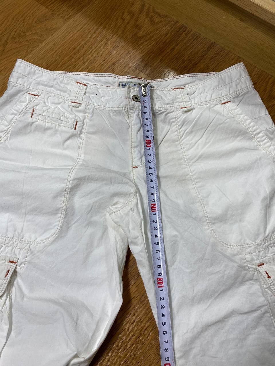 Japanese Brand × Polo Ralph Lauren Gothicana Y2K Bondage Gothic Multipocket Cargo Shorts Size US 30 / EU 46 - 9 Thumbnail