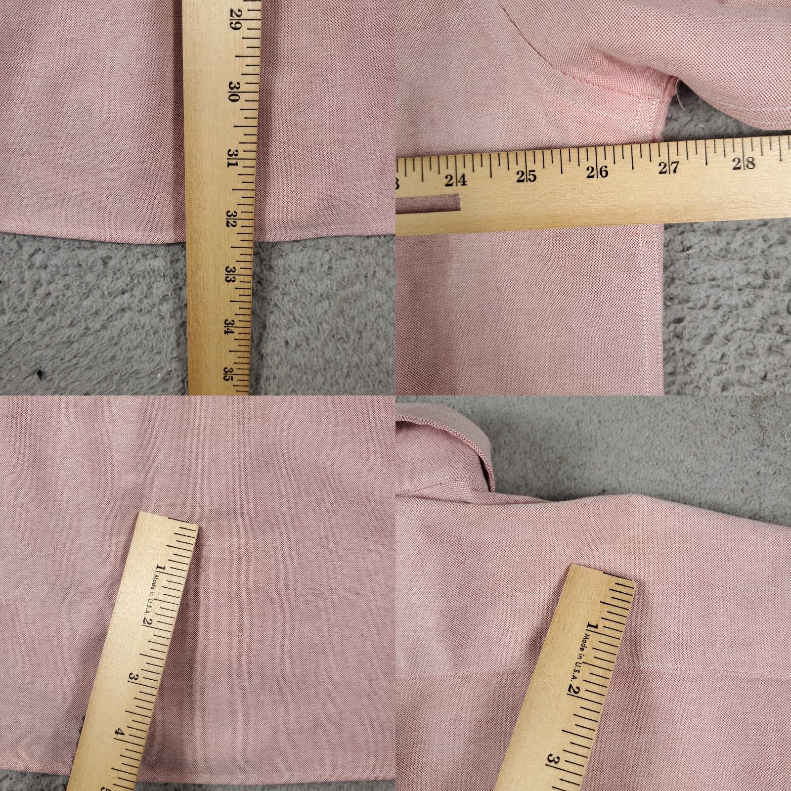 Vintage LL Bean Shirt Mens 17.5 Red Button-Up Long Sleeve Casual Size US XL / EU 56 / 4 - 8 Thumbnail