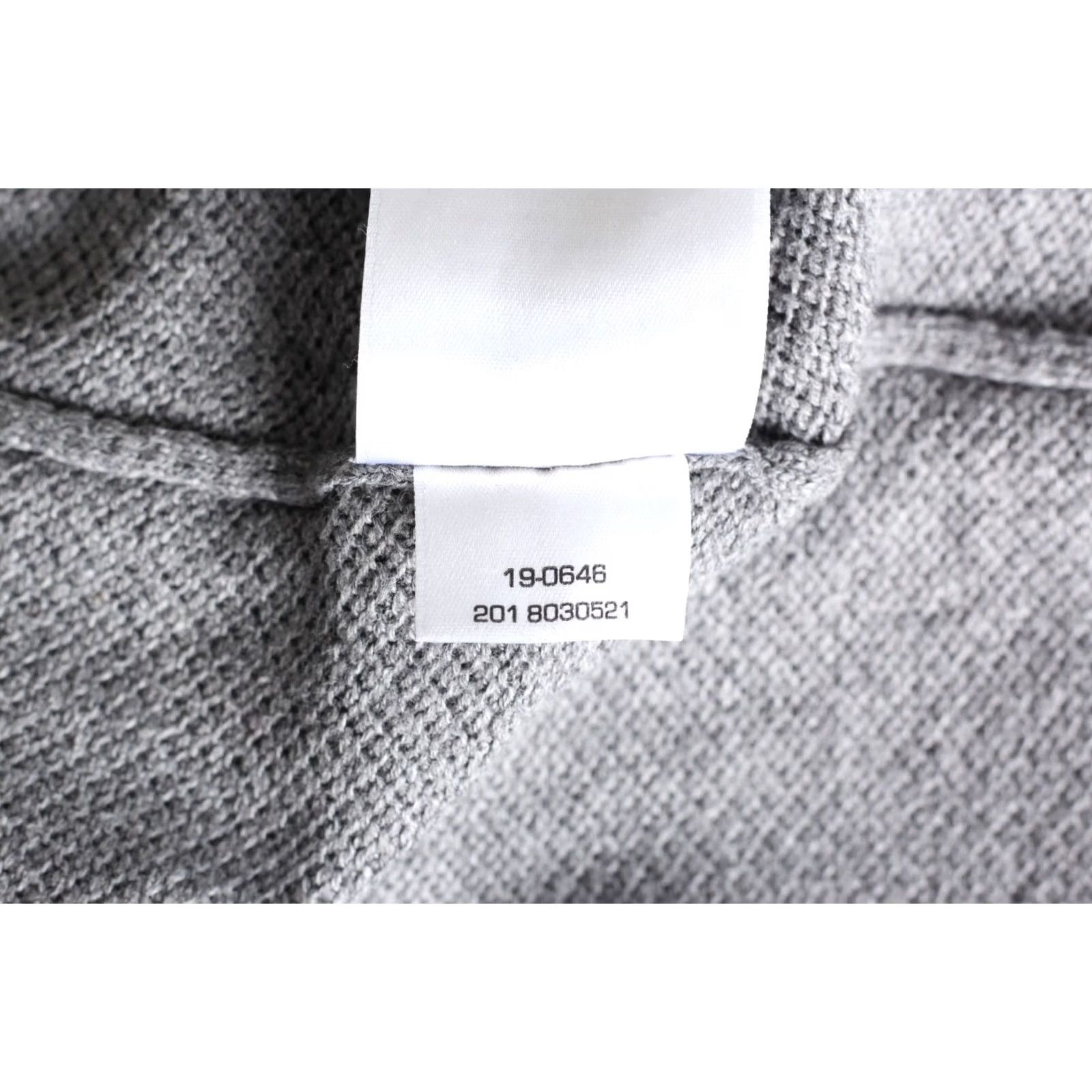 Gant VINTAGE GANT Pique Crew Neck Jumper Sweater Men M Grey Logo Classic Jumper Mens Size US M / EU 48-50 / 2 - 7 Thumbnail