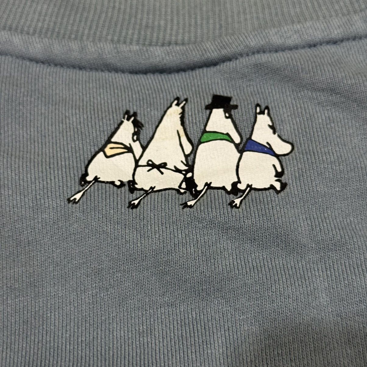 Anime Vintage Moomin Character Sweatshirt - Embroidered Stinky Size US L / EU 52-54 / 3 - 9 Thumbnail