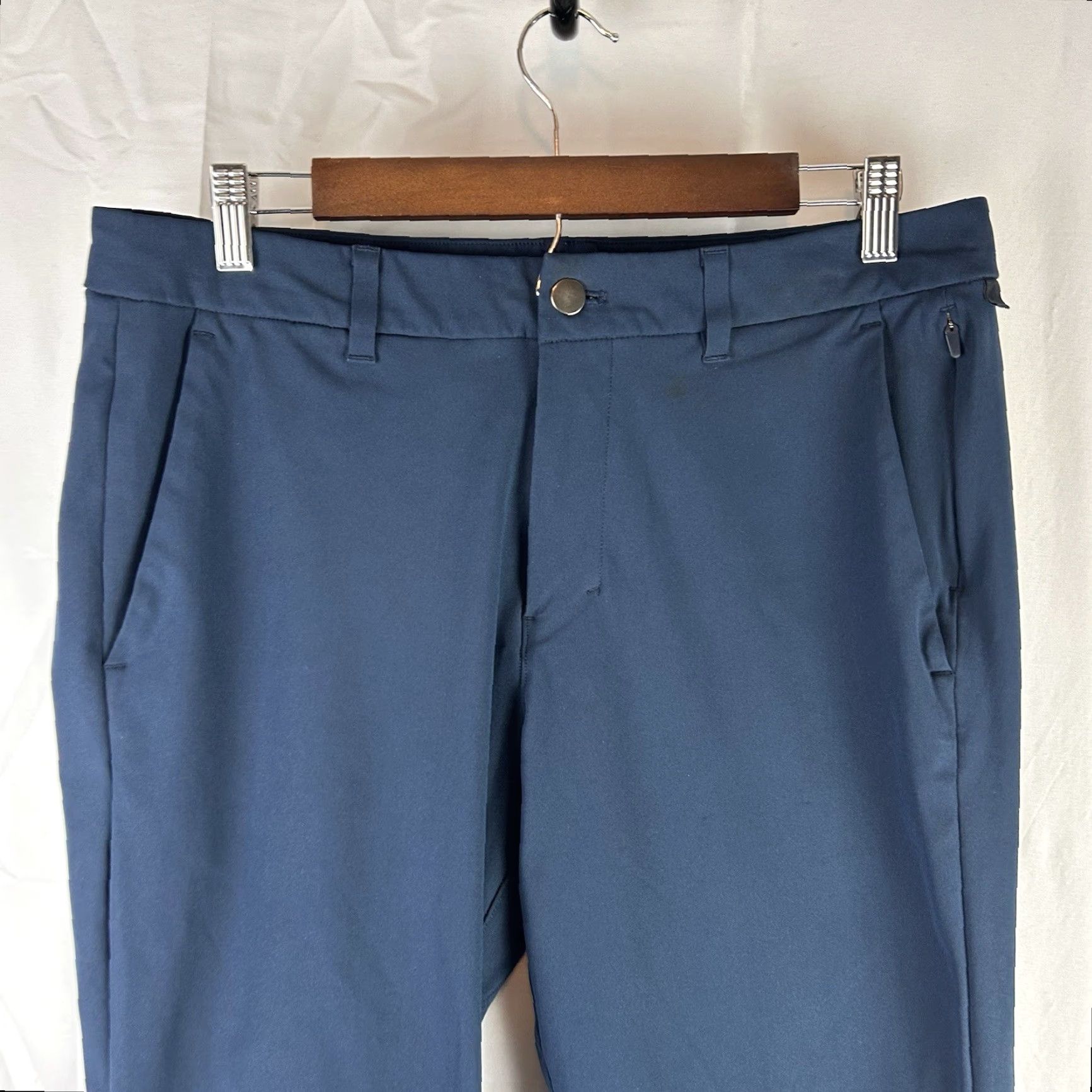 Lululemon Lululemon ABC Commission Pants Slim Men’s 32x28 Blue Warpstreme Chino LM5AF1S Size US 33 - 2 Thumbnail