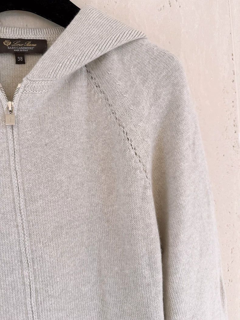 Loro Piana LORO PIANA Small cashmere knit cap jacket Size M / US 6-8 / IT 42-44 - 3 Thumbnail