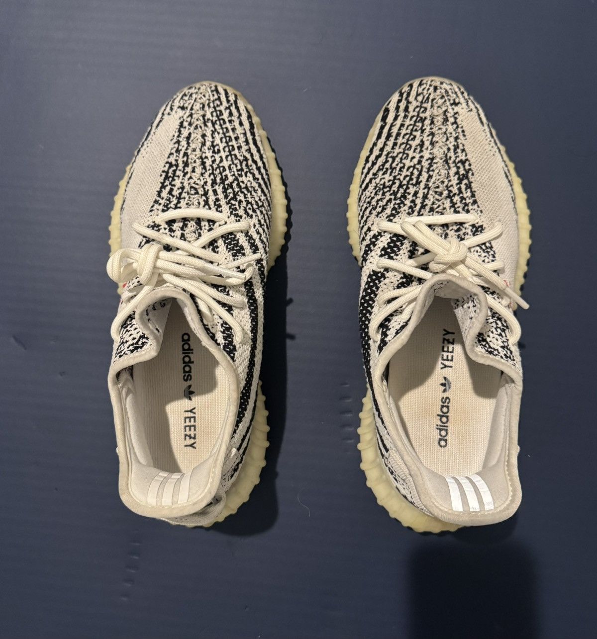 Adidas × Kanye West Adidas Yeezy 350 V2 Zebra Size US 9 / EU 42 - 4 Thumbnail