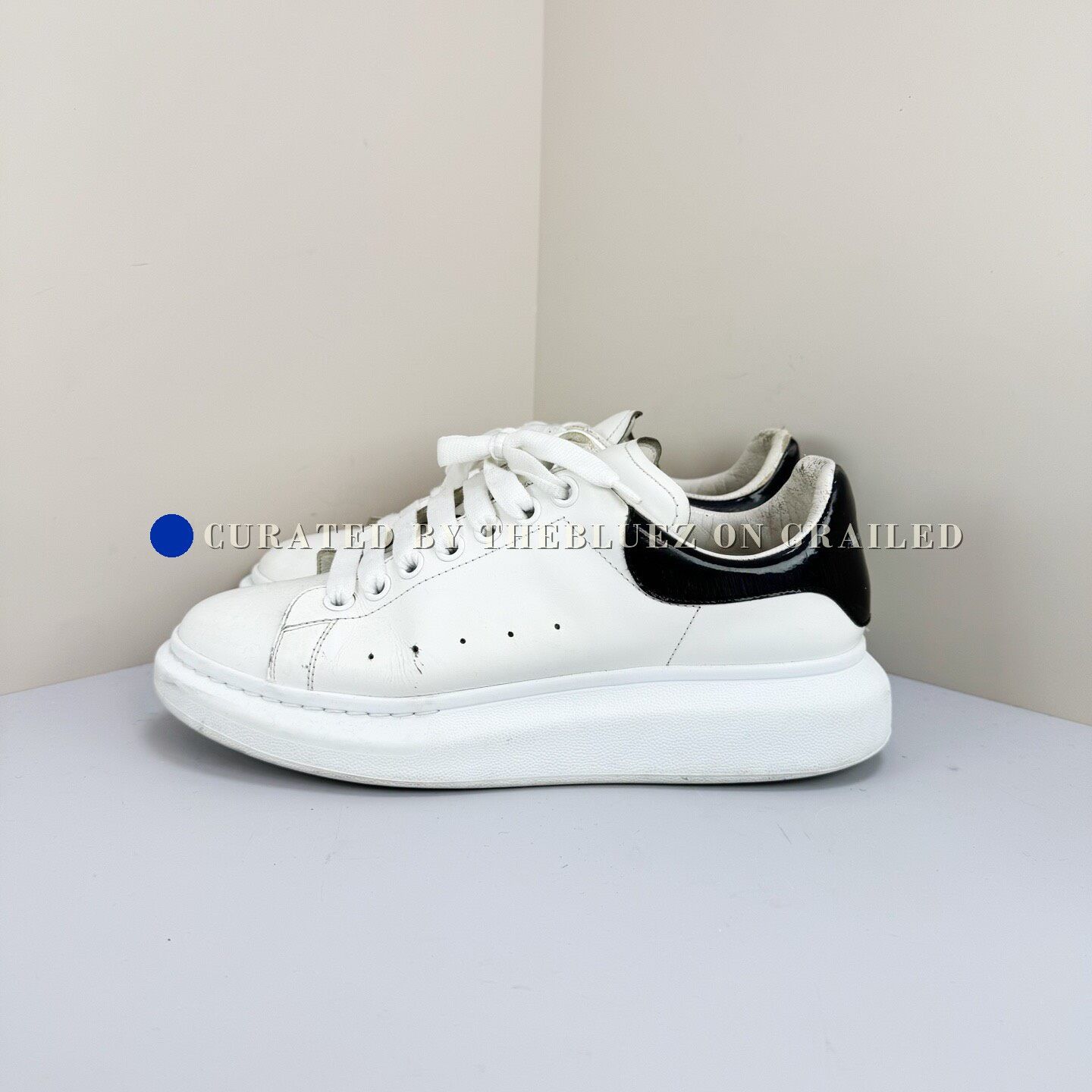 Alexander McQueen Alexander McQueen Laser Tail White Sneakers Size US 8.5 / EU 41-42 - 1 Thumbnail