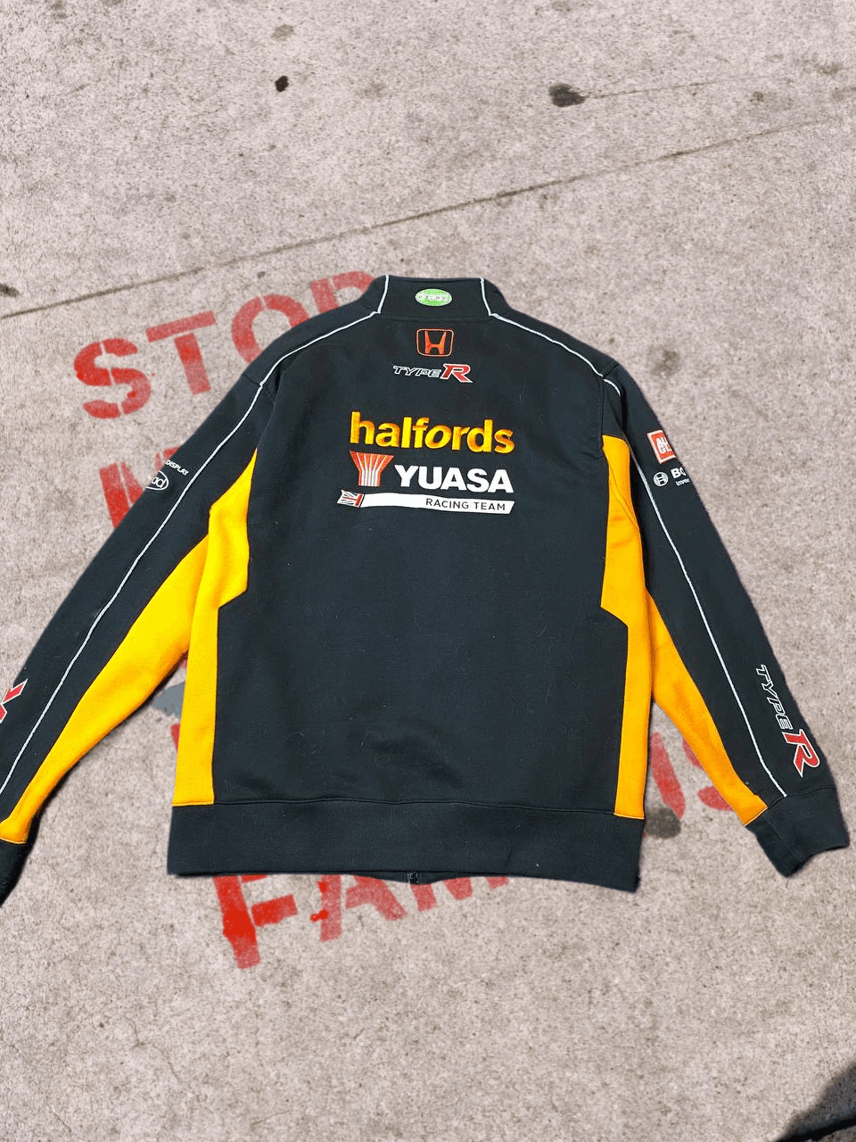 Honda Honda Moto Racing Fleece Jacket SunFaded 90s Size US XXL / EU 58 / 5 - 1 Thumbnail