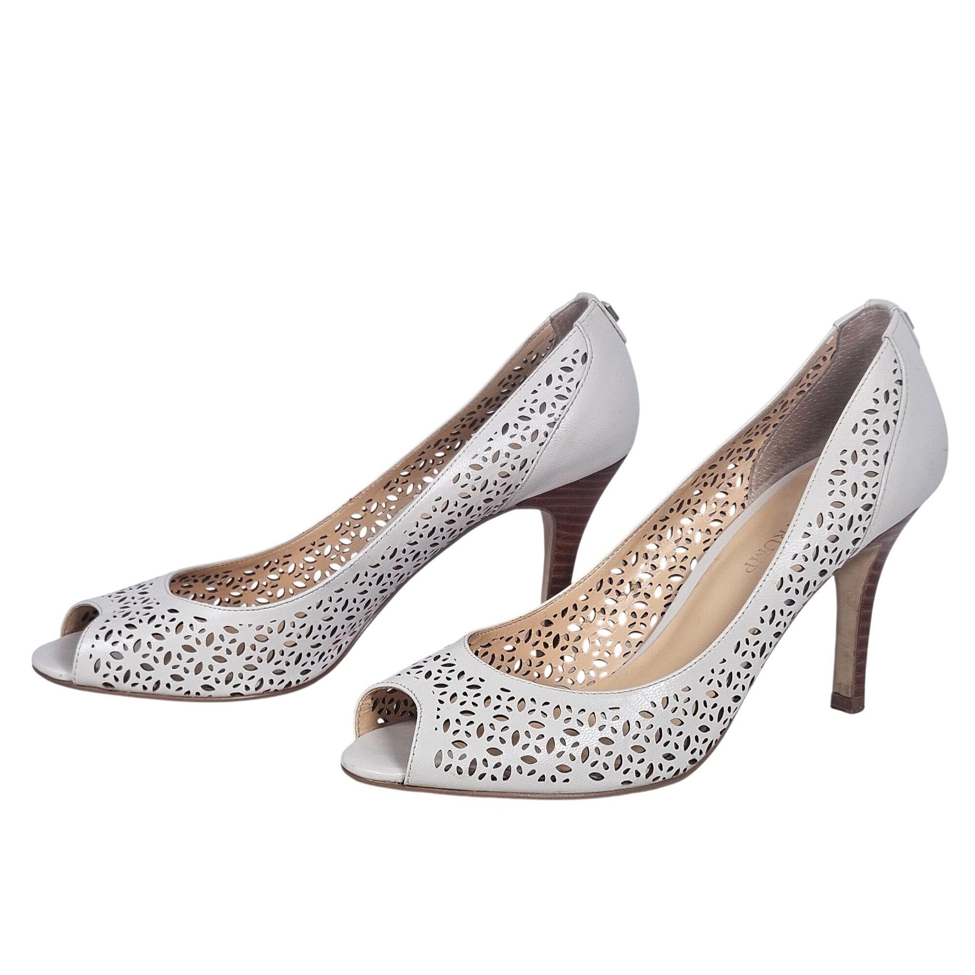 Other Ivanka Trump Comfy Women Ivory Leather High Heel 9M Size US 9 / IT 39 - 3 Thumbnail