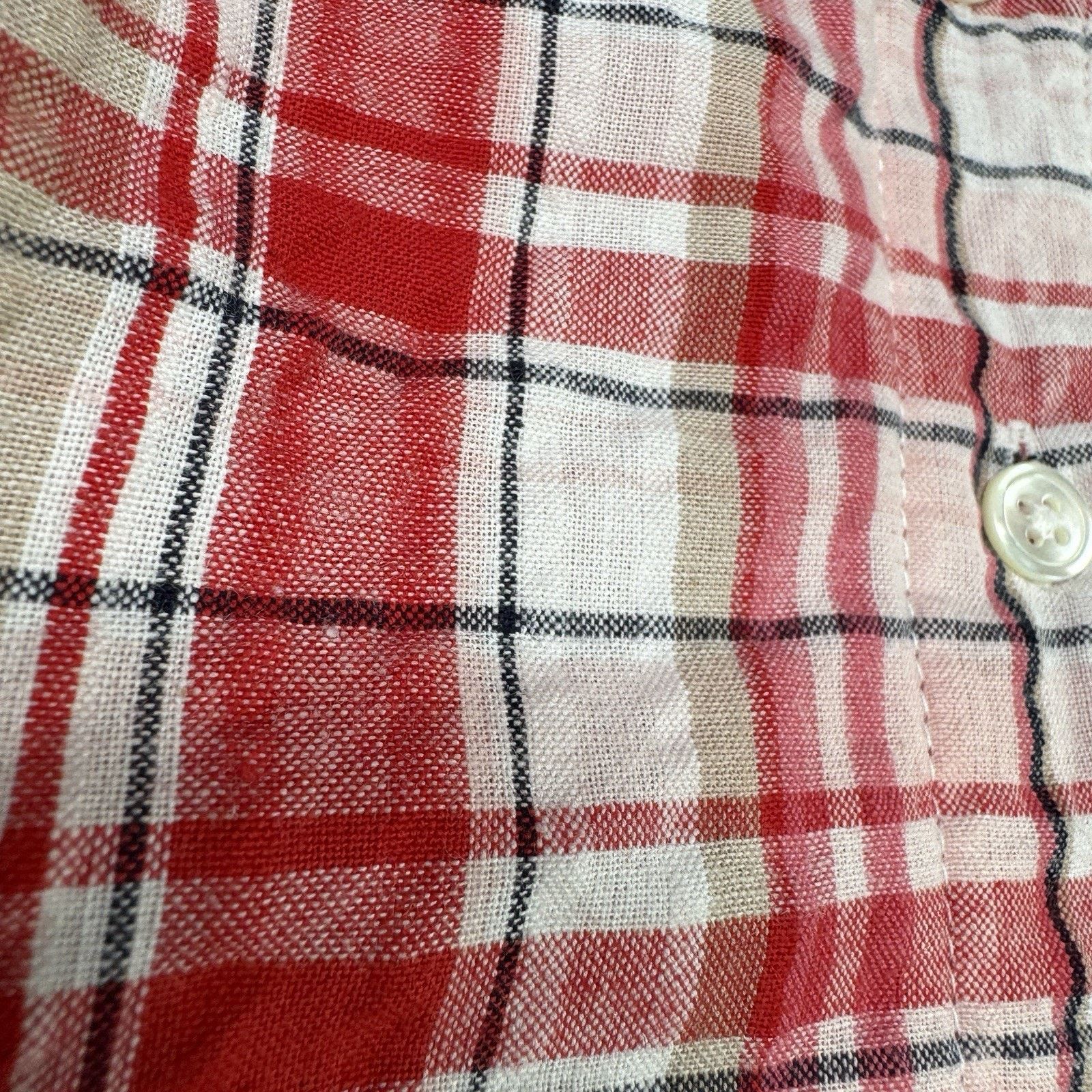 Vintage BRORA 100% Cotton Gingham Lined Chelsea Collar Dress Size 6 Size XS / US 0-2 / IT 36-38 - 9 Thumbnail