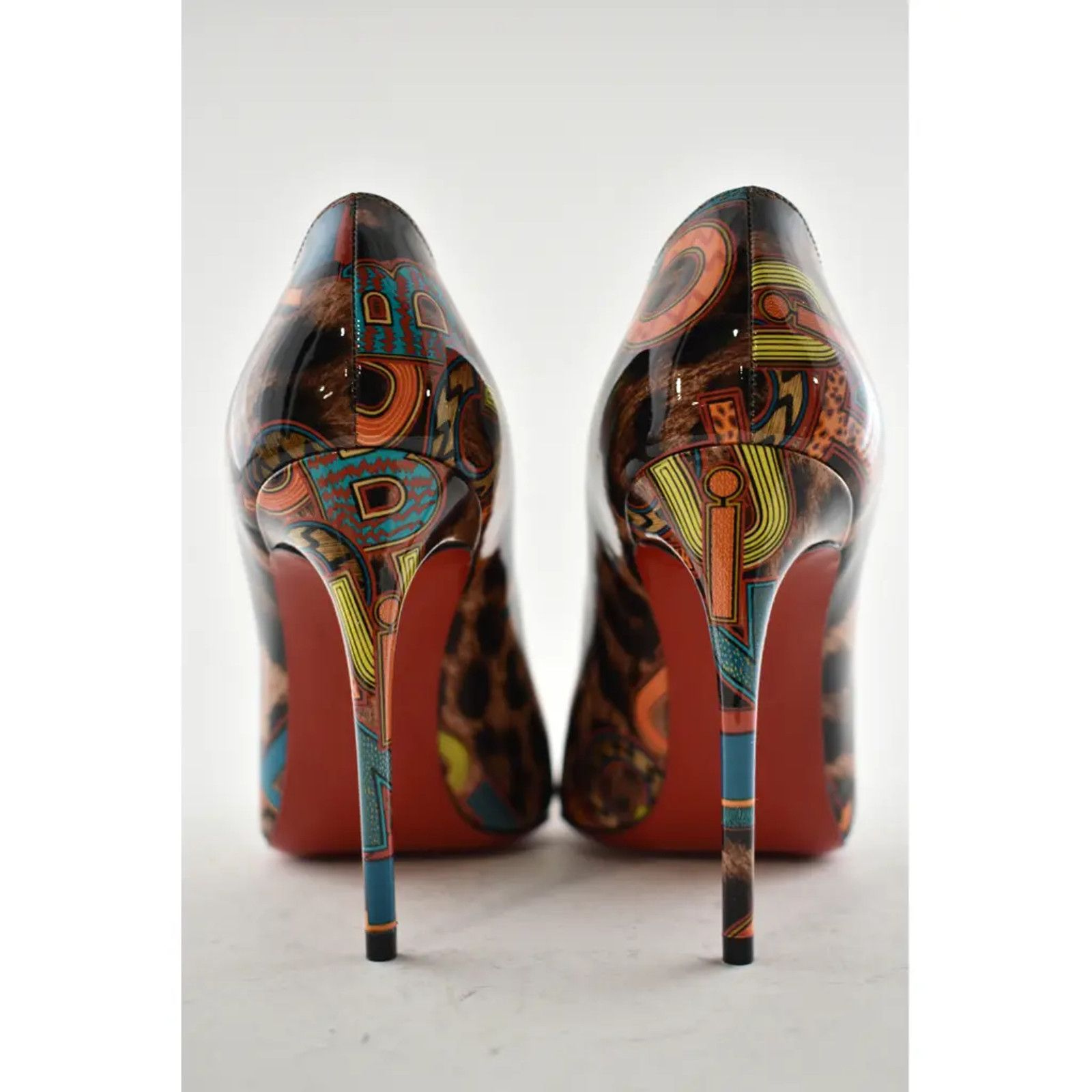 Christian Louboutin Christian Louboutin Pigalle Follies Black Loubileo Leopard Size US 5.5 / IT 35.5 - 11 Thumbnail