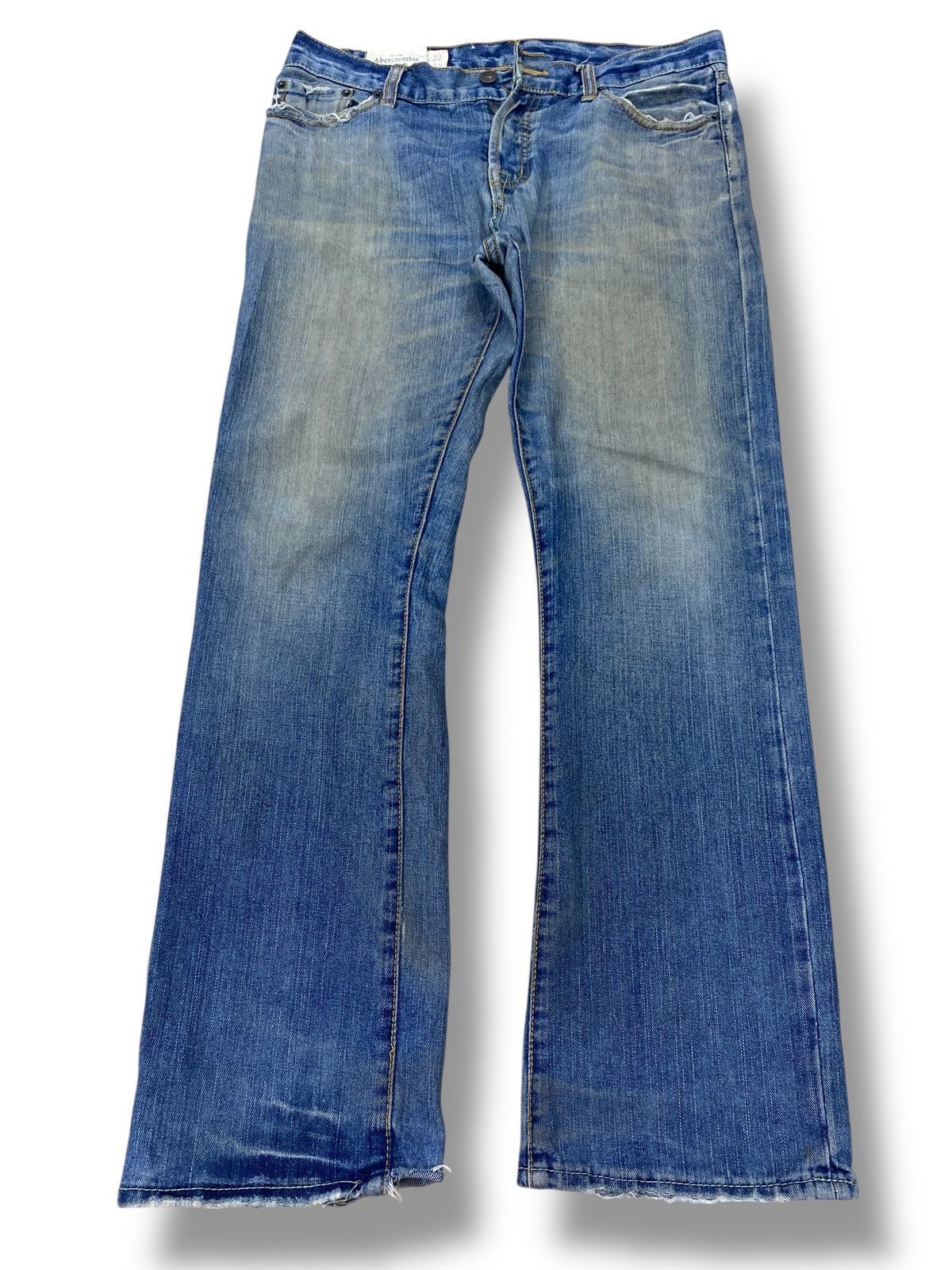 Abercrombie & Fitch Abercrombie & Fitch Mud Wash Style Bootcut Jeans Size US 36 / EU 52 - 1 Thumbnail