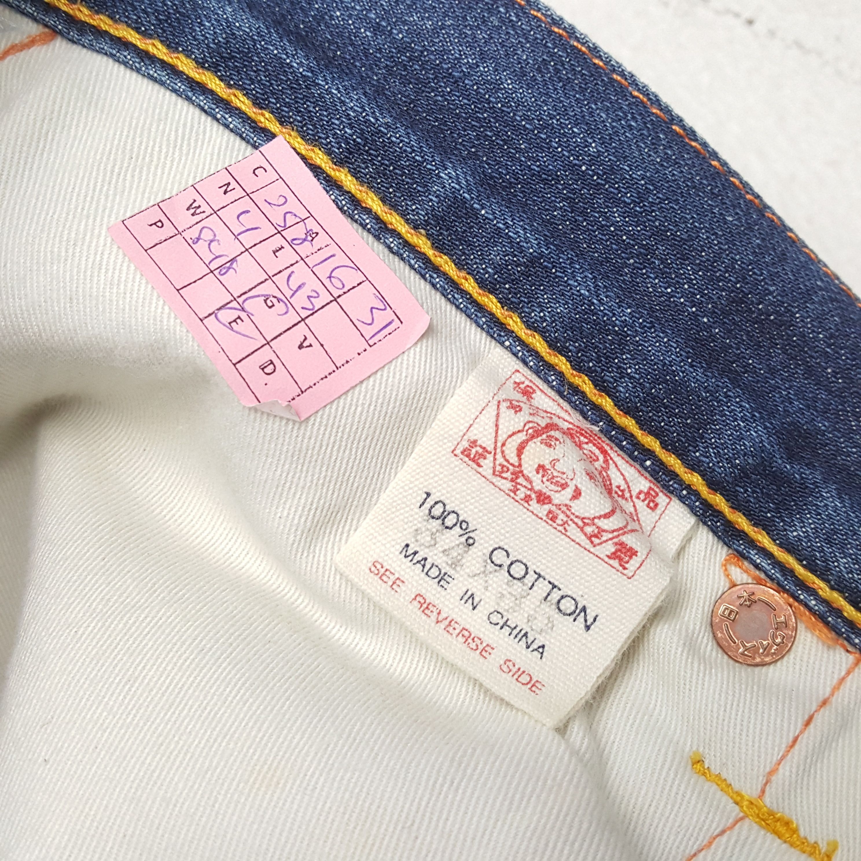 Evisu × Japanese Brand × Vintage EVISU Japanese Brand Fashion Style Custom Daicock Jeans Size US 32 / EU 48 - 13 Thumbnail