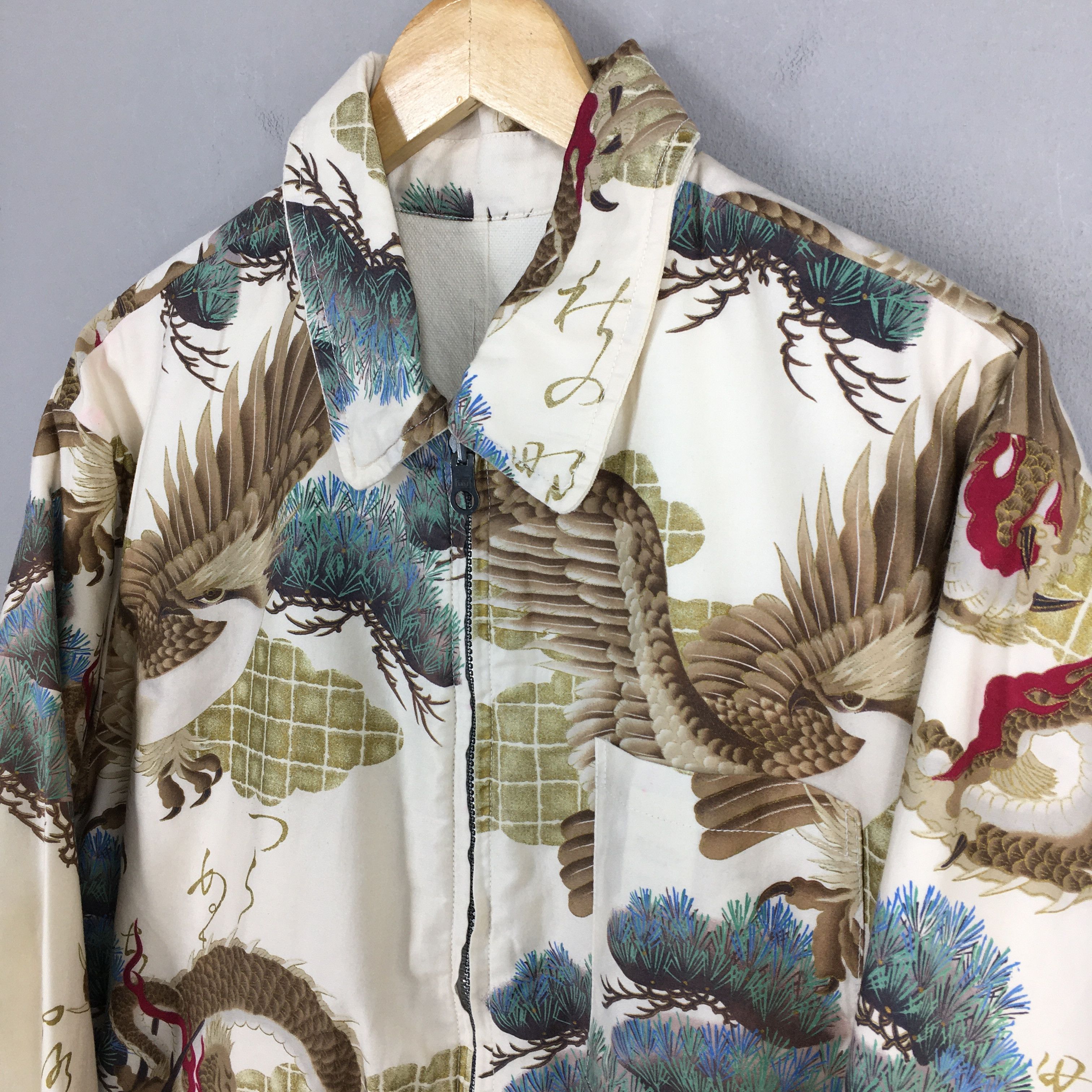 Vintage Vintage Sukajan Dragon Eagles Japan Bomber Jacket Medium Size US M / EU 48-50 / 2 - 3 Thumbnail