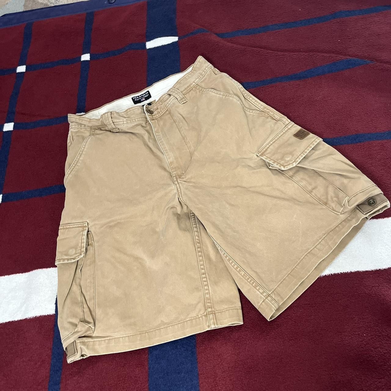 Polo Ralph Lauren Vintage 60s Polo Ralph Lauren Shorts Khaki Military Cargo Size US 29 - 1 Thumbnail