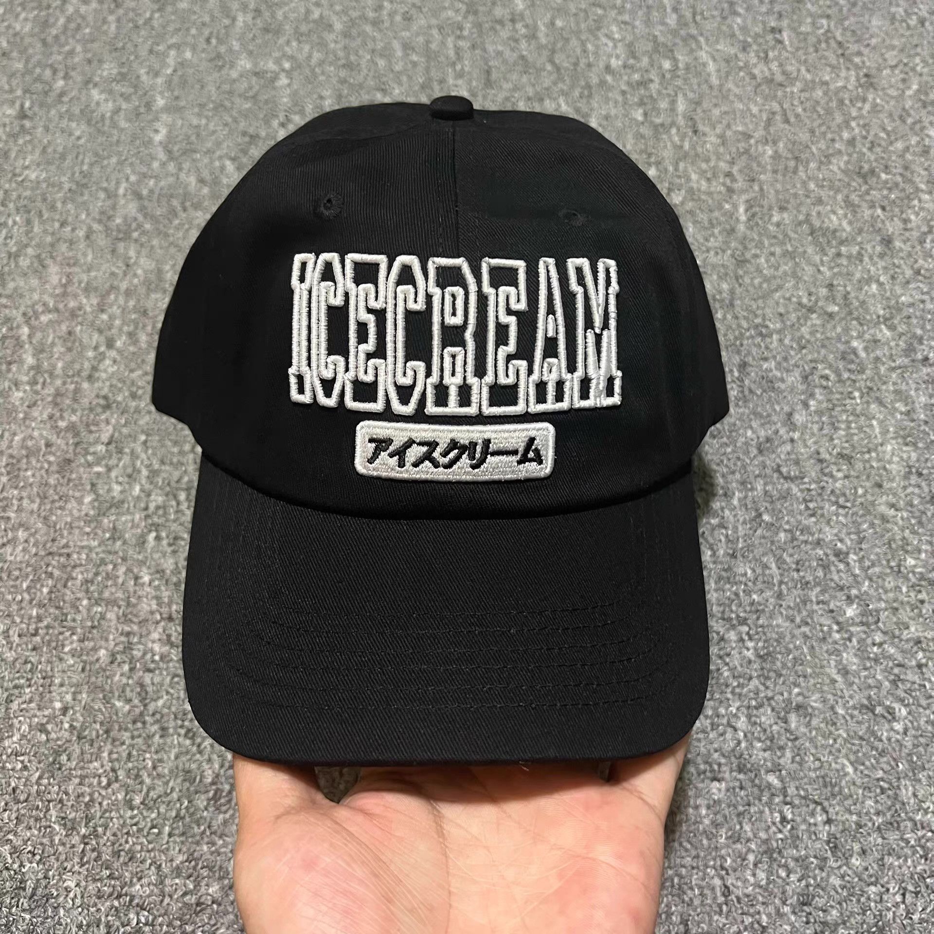 Billionaire Boys Club BBC ICECREAM Embroidered Curved Brim Baseball Cap Q7 Size ONE SIZE - 1 Thumbnail