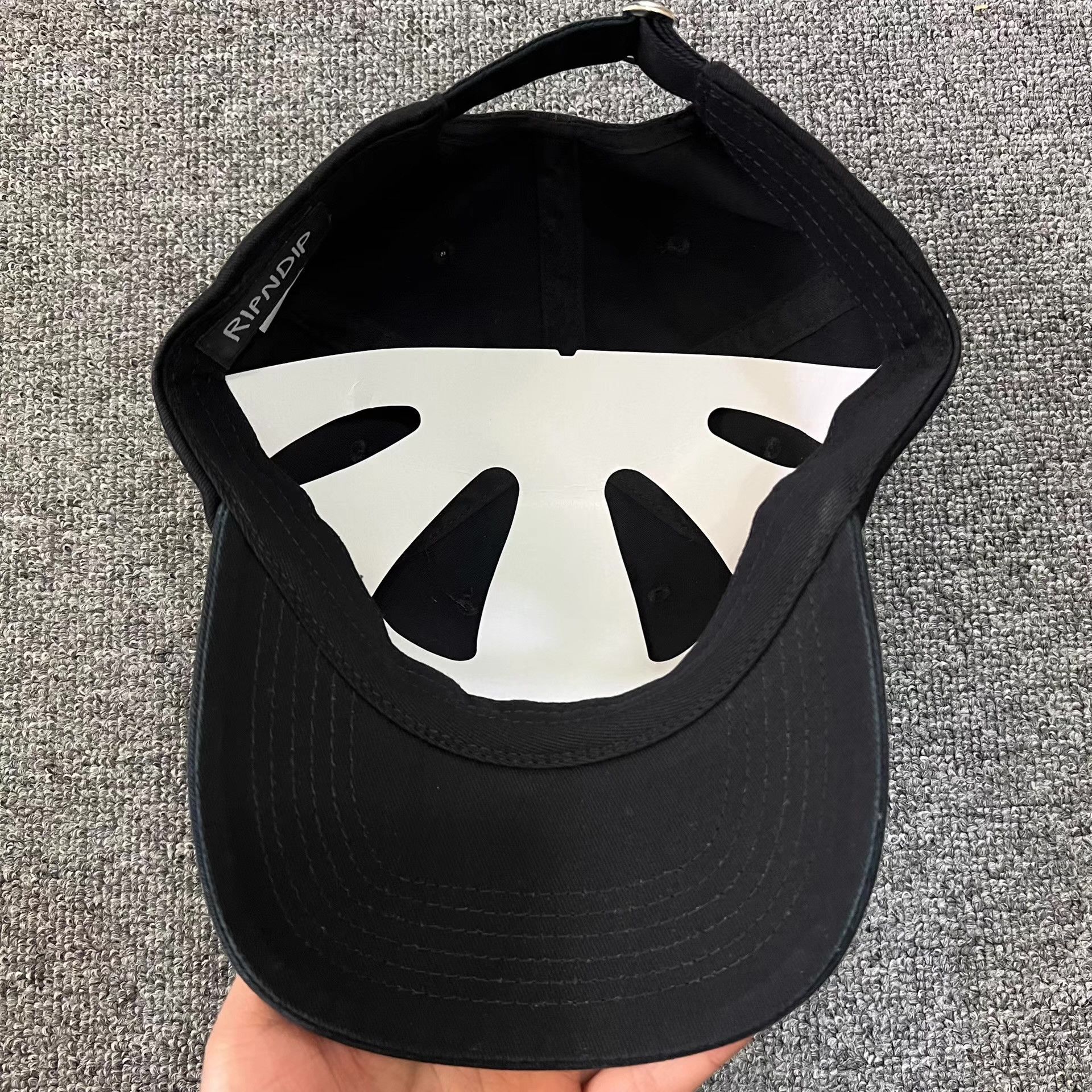 RIPNDIP Ripndip embroidered cat curved brim baseball cap Q7 Size ONE SIZE - 2 Thumbnail