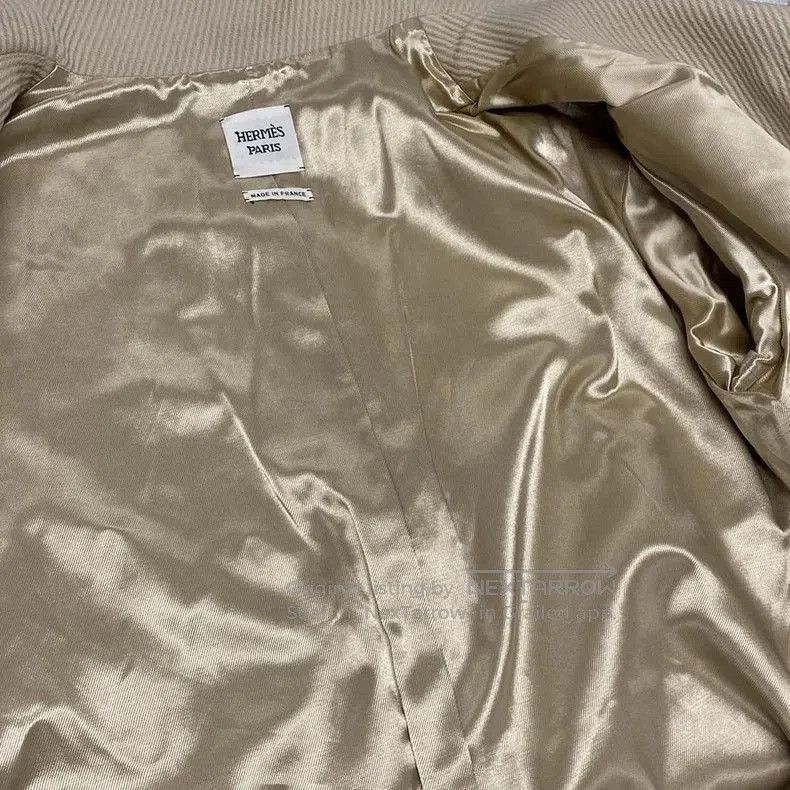 Hermes Hermes Beige Wool Coat Size 34. Size US XXS / EU 40 - 5 Thumbnail