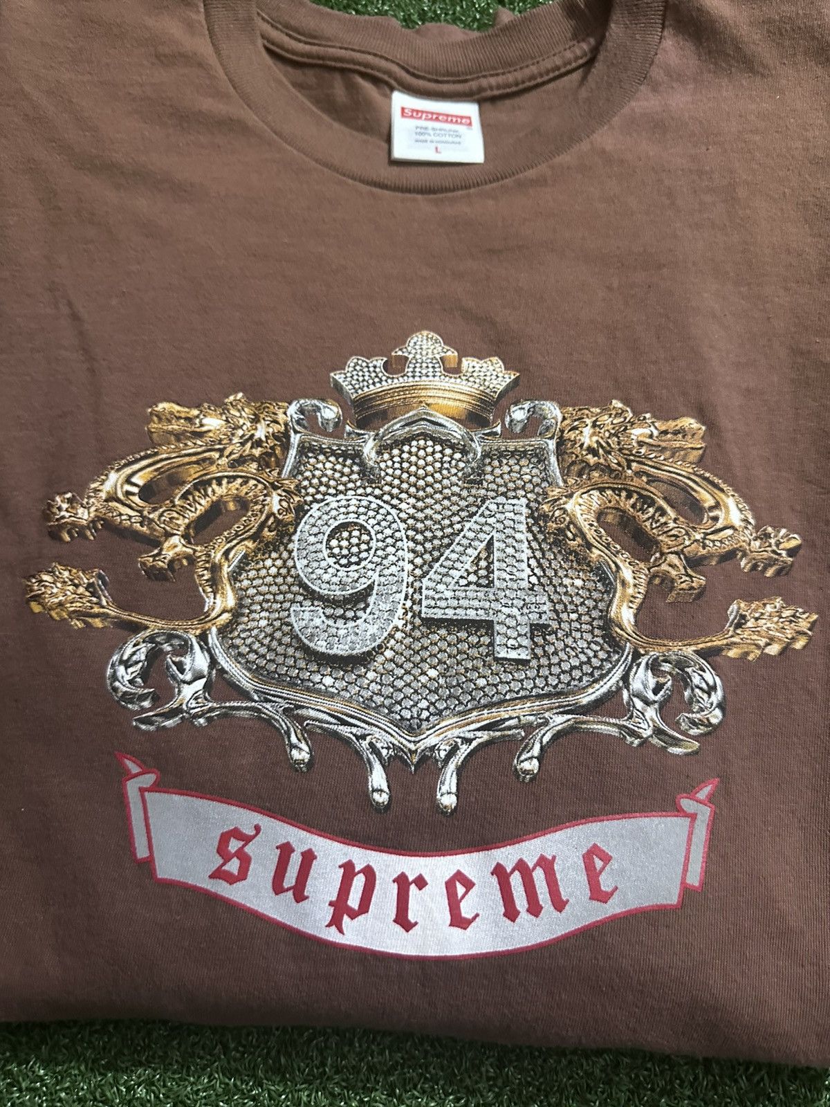 Supreme Supreme Diamonds Tee (FW24) Size US L / EU 52-54 / 3 - 3 Thumbnail