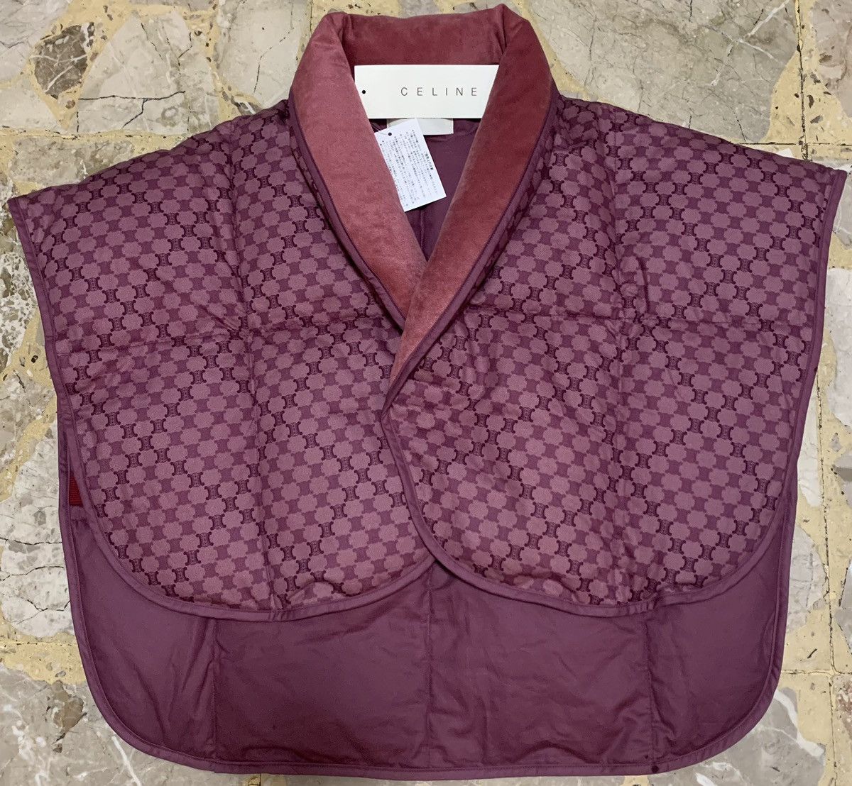 Celine Japanese Down Vest – Celine-style Horsebit Pattern Size M / US 6-8 / IT 42-44 - 17 Thumbnail