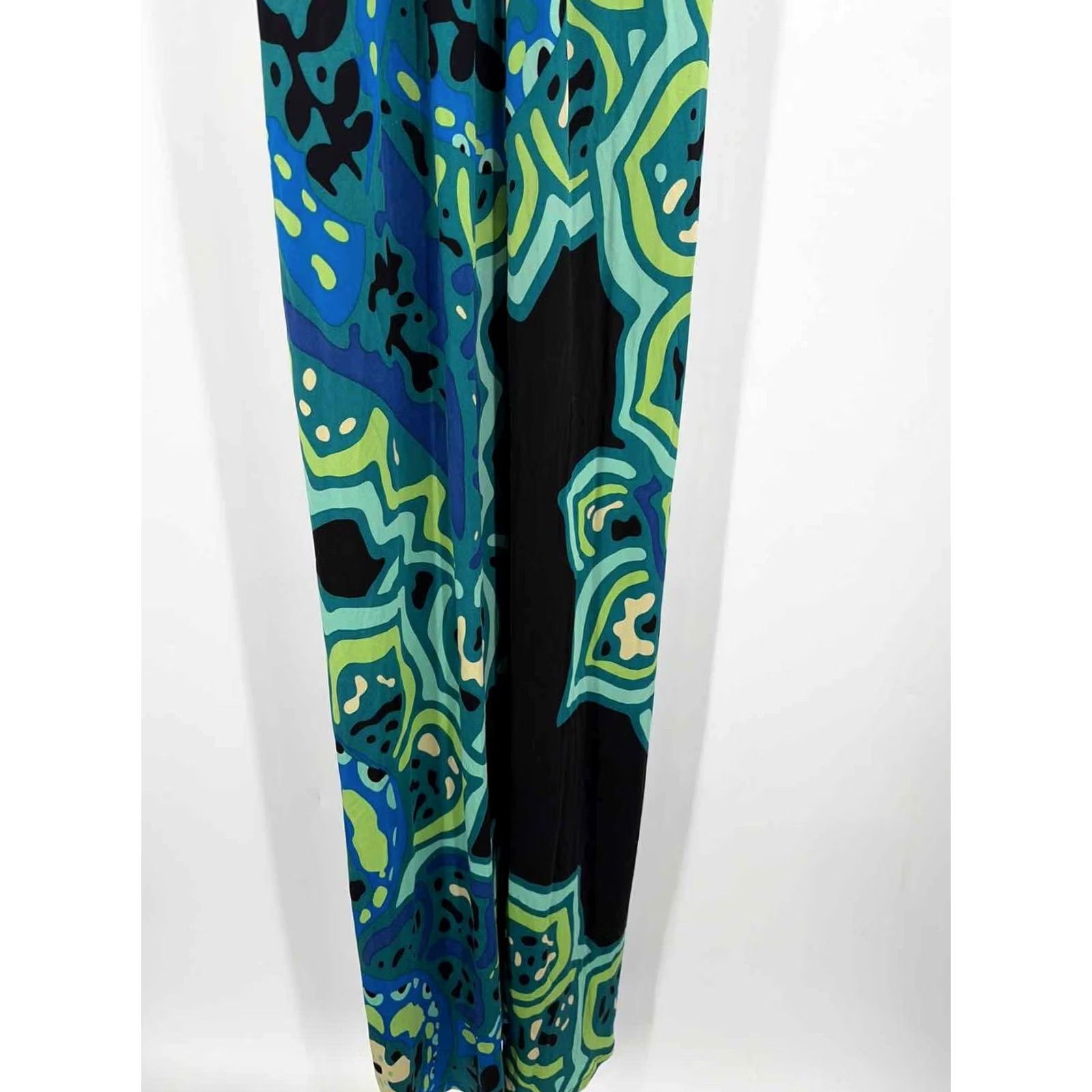 Vintage Pre-Owned Hale Bob Green Size XS Maxi Sleeveless Dress Size XS / US 0-2 / IT 36-38 - 2 Thumbnail