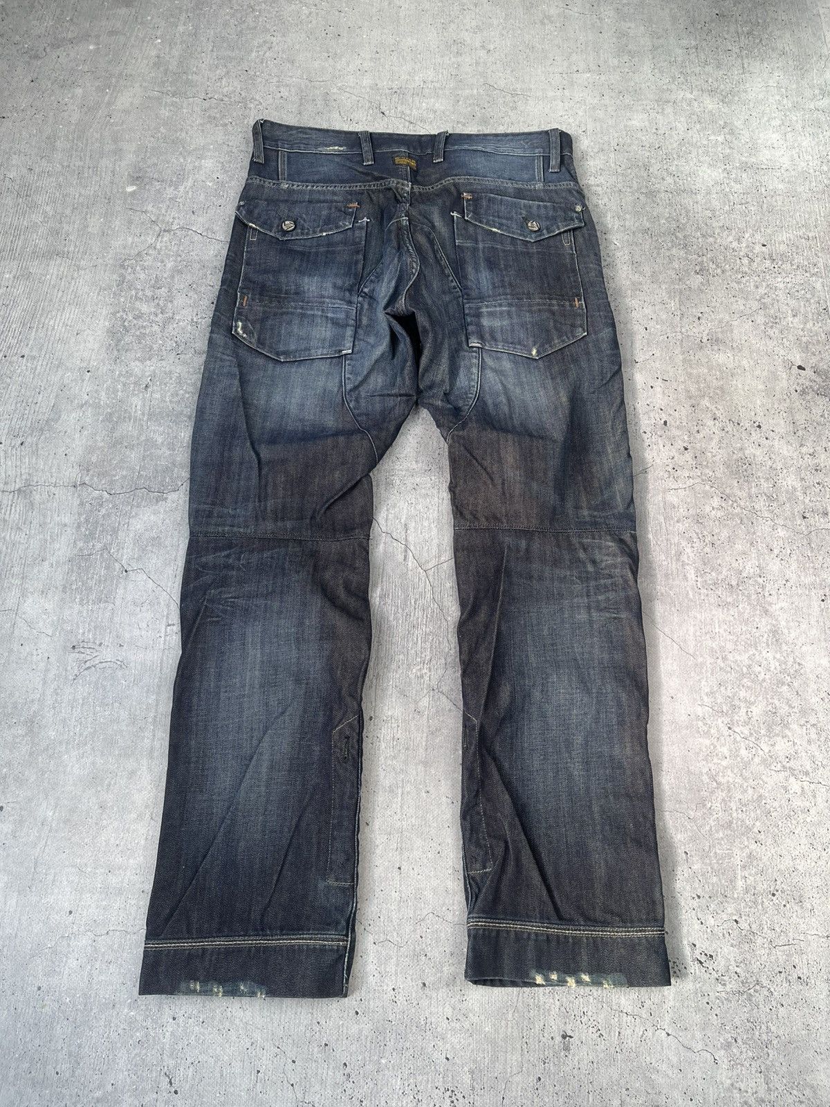 G-Star VTG AVANTGARDE G STAR RAW DENIM MULTIPOCKET JAPAN JEANS Y2K Size US 32 / EU 48 - 1 Thumbnail