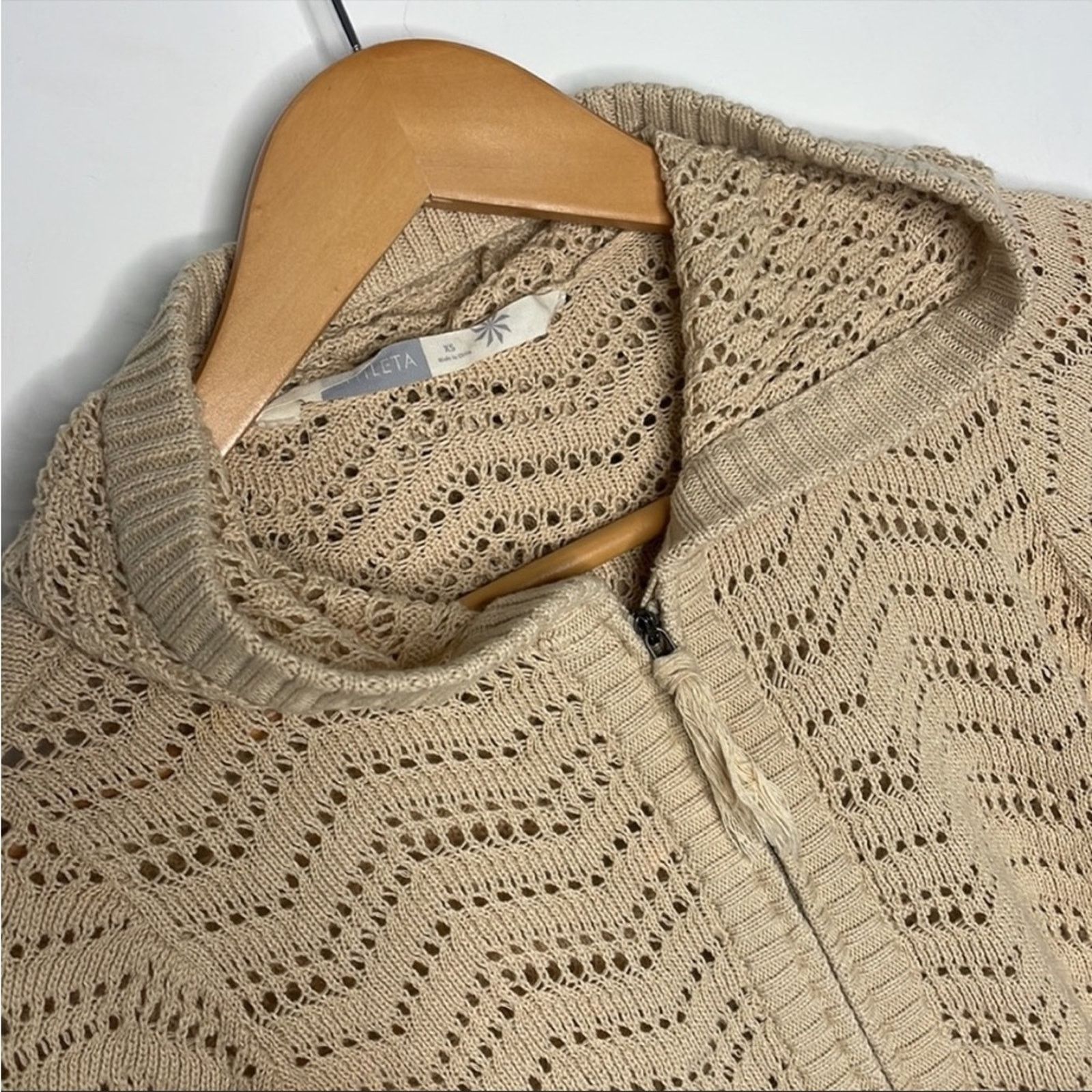 Athleta Athleta Knit Zip Up Hooded Sweater Size XS / US 0-2 / IT 36-38 - 5 Thumbnail