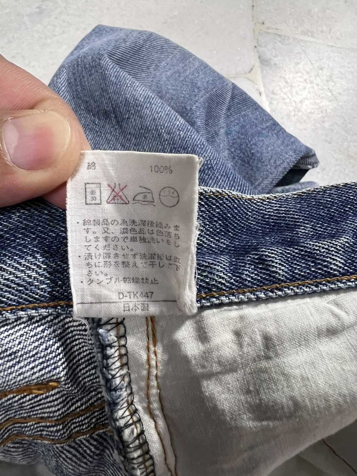 A.P.C. × If Six Was Nine 💥Selvedge Rare💥Vintage A.P.C Distress Washed Selvedge Jeans Size US 28 / EU 44 - 19 Thumbnail