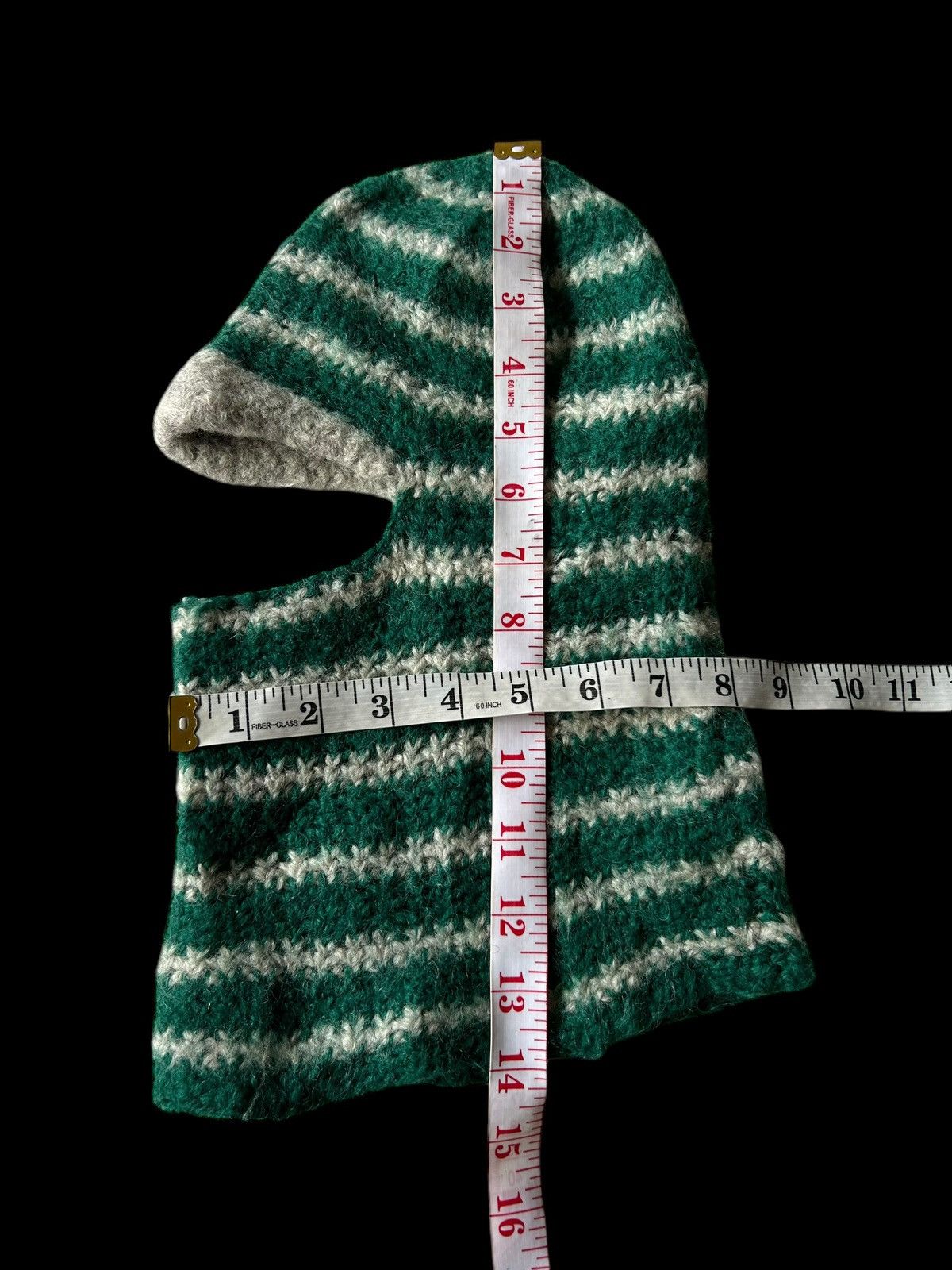 Japanese Brand × Kapital × Vintage Balaclava Masked Crochet Knitted Handmade Rare ☠️☠️ Size ONE SIZE - 6 Thumbnail