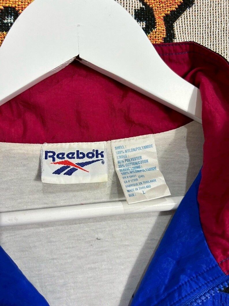 Reebok Vintage 90s Reebok Jacket size L Size US L / EU 52-54 / 3 - 3 Thumbnail