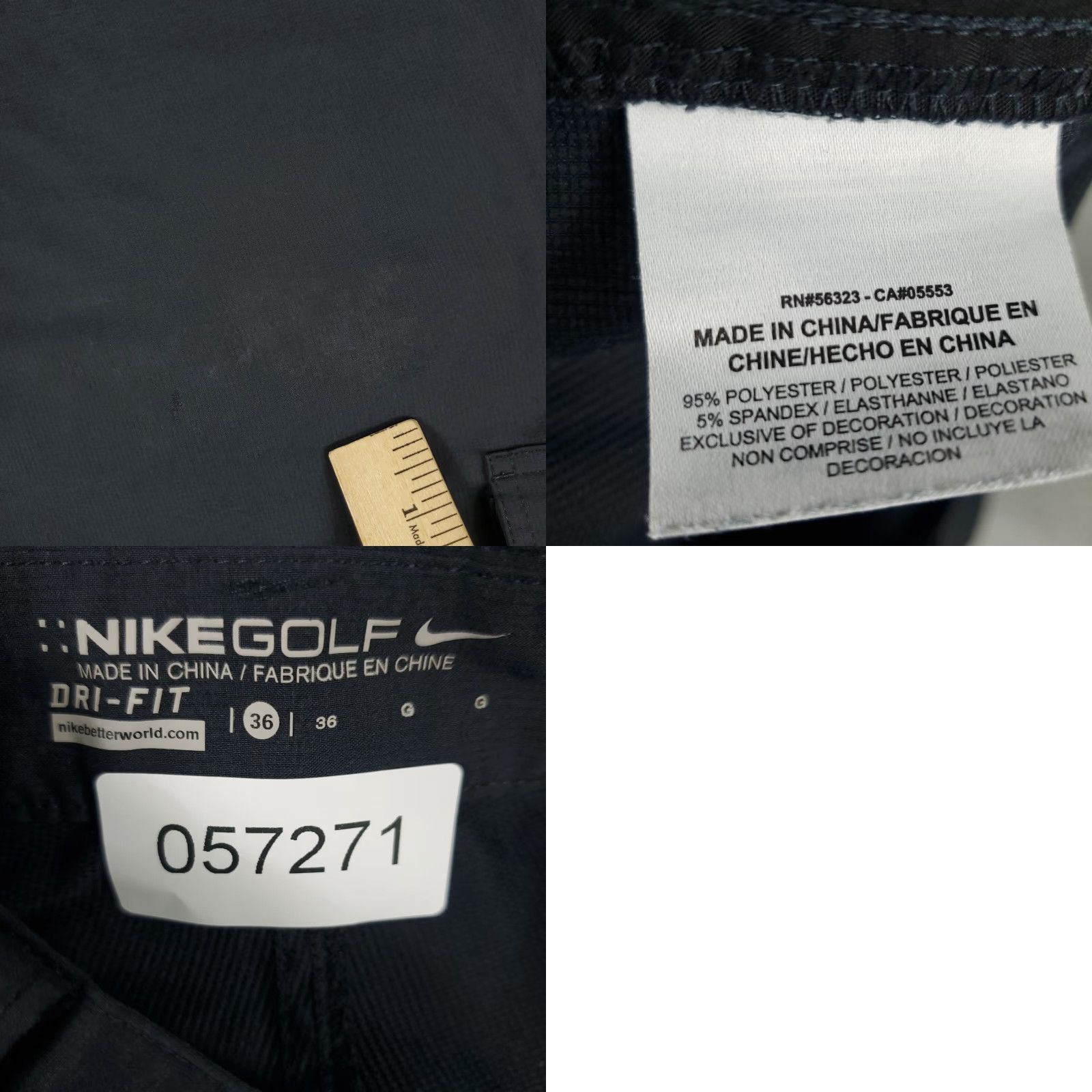 Nike Nike Shorts Mens Size 36 Gray Dri Fit Swoosh Cargo Outdoors * Size US 36 / EU 52 - 8 Thumbnail