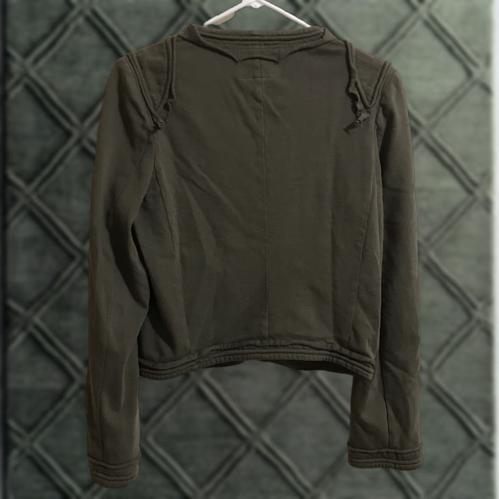 Vintage KUT from the Kloth Blouse Green Jacket S Long Sleeve Pockets Top Womens Small B386 Size S / US 4 / IT 40 - 1 Thumbnail