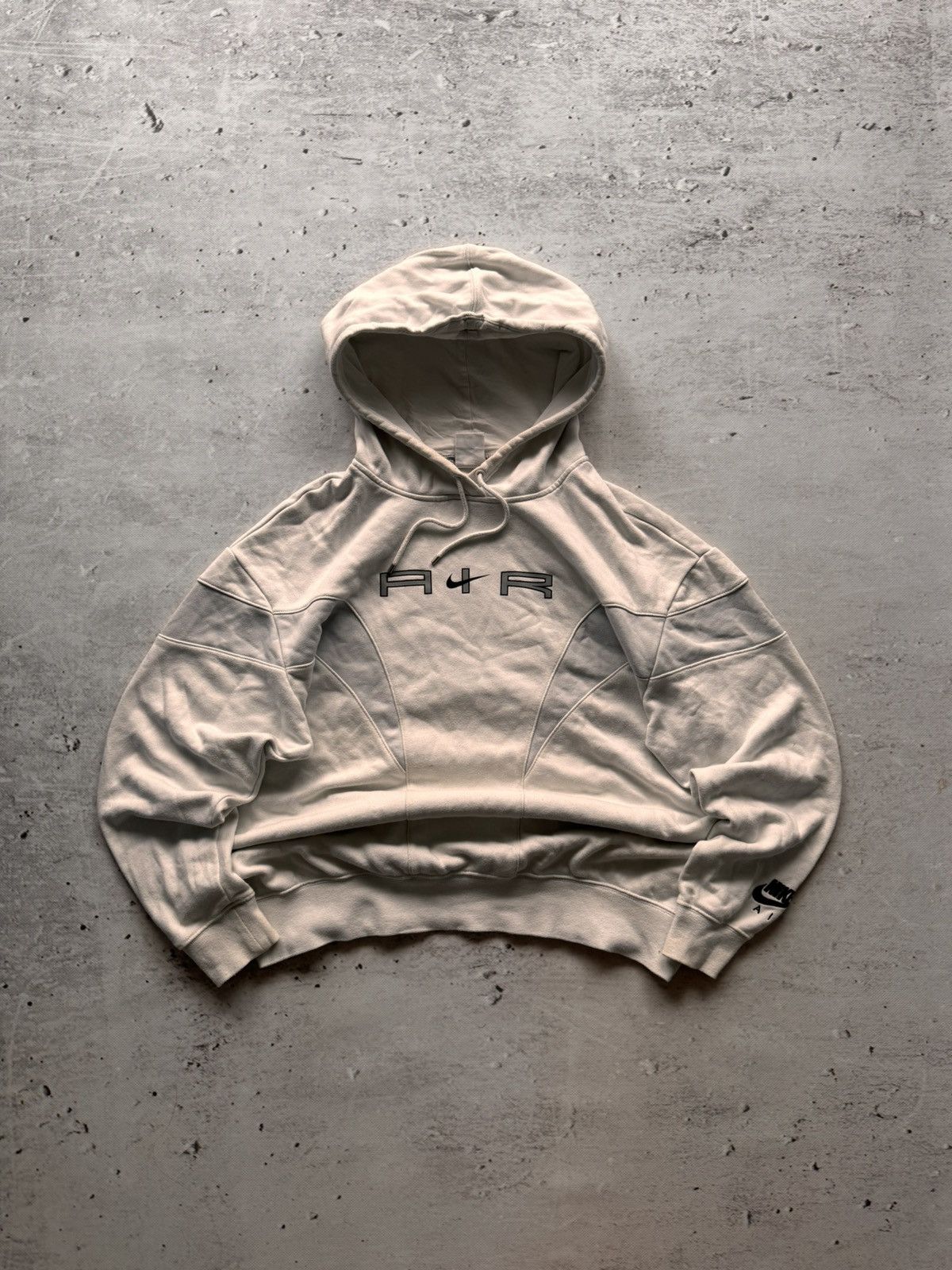 Nike × Vintage NIKE VINTAGE CENTER LOGO OVERSIZE BOXY HOODIE Size US S / EU 44-46 / 1 - 1 Thumbnail