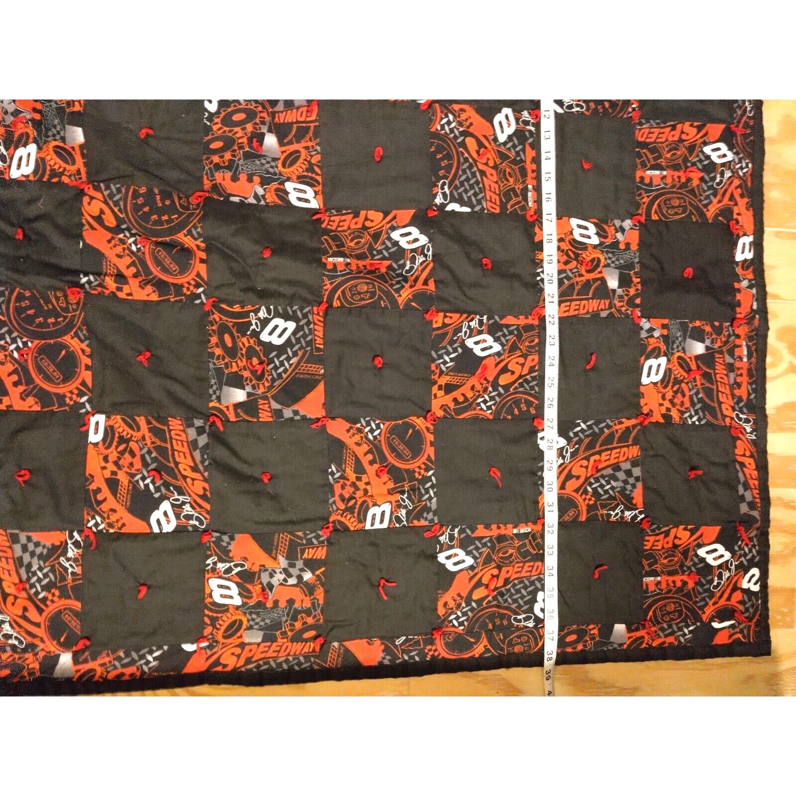 The Unbranded Brand Nascar #8 Speedway Rectangle 38 x50 Child's Blanket Size ONE SIZE - 3 Thumbnail