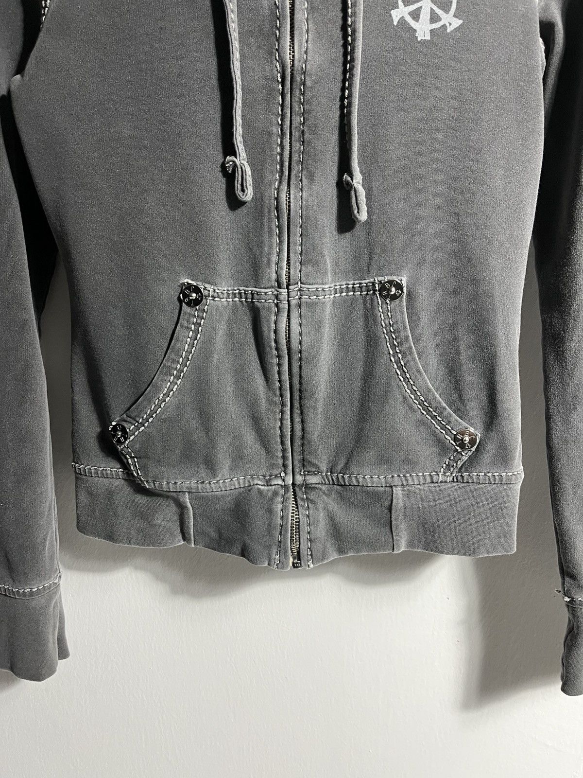 True Religion True Religion I6W9 Punk Seditionaries Hoodie Size XS / US 0-2 / IT 36-38 - 4 Thumbnail